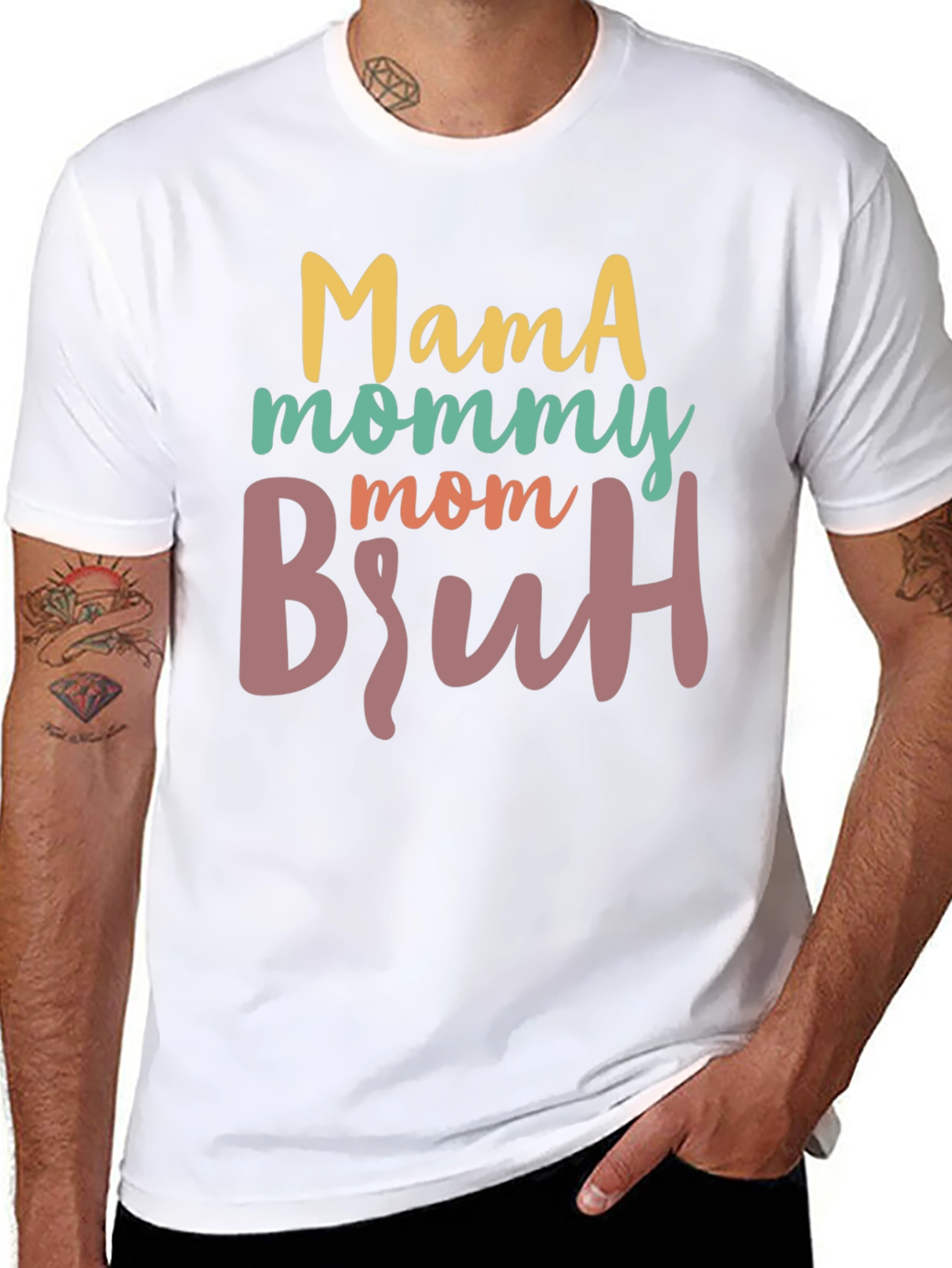 Mama Mommy Mom Bruh T-Shirt