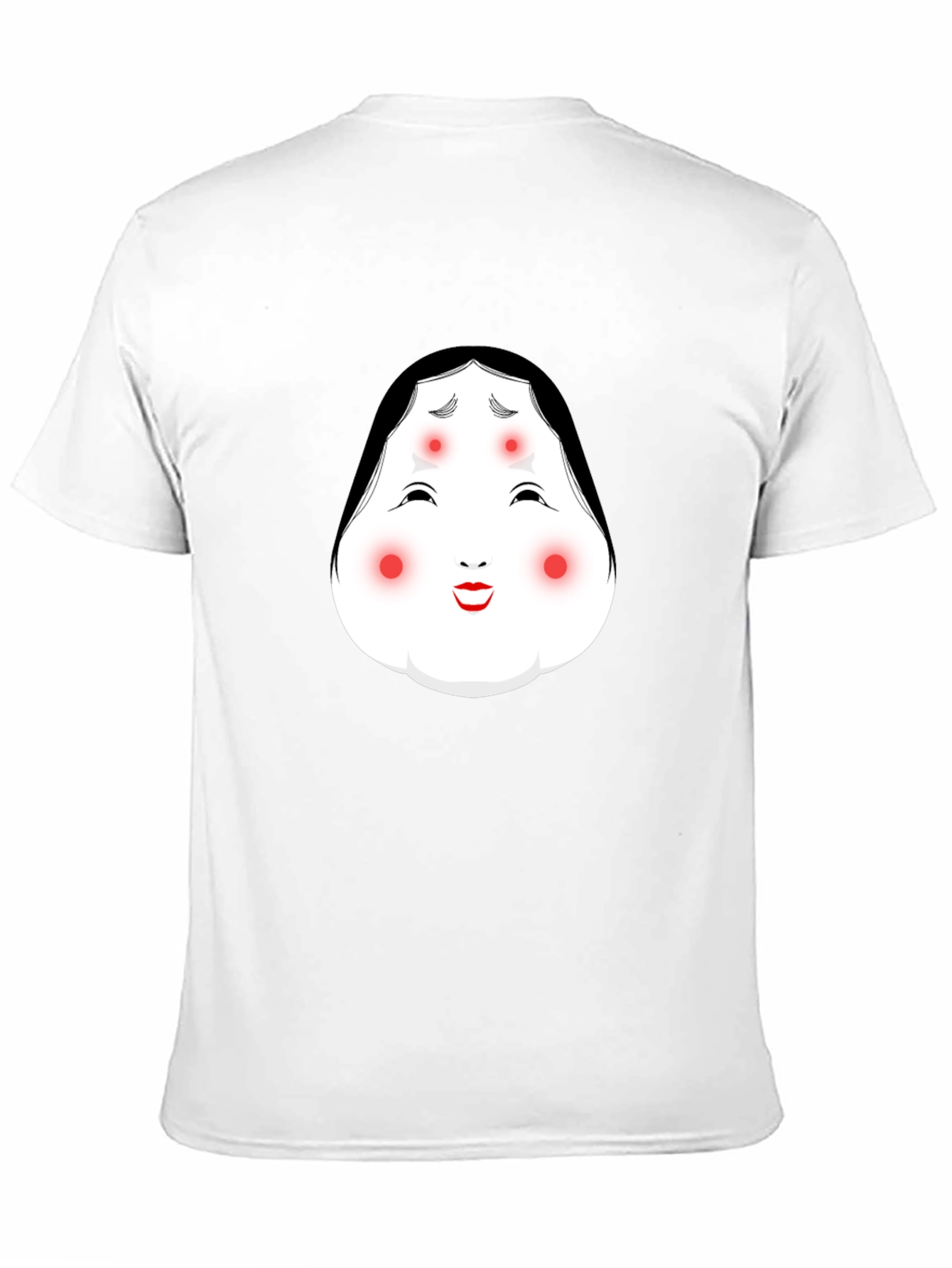 Kabuki Mask Graphic Black T-Shirt