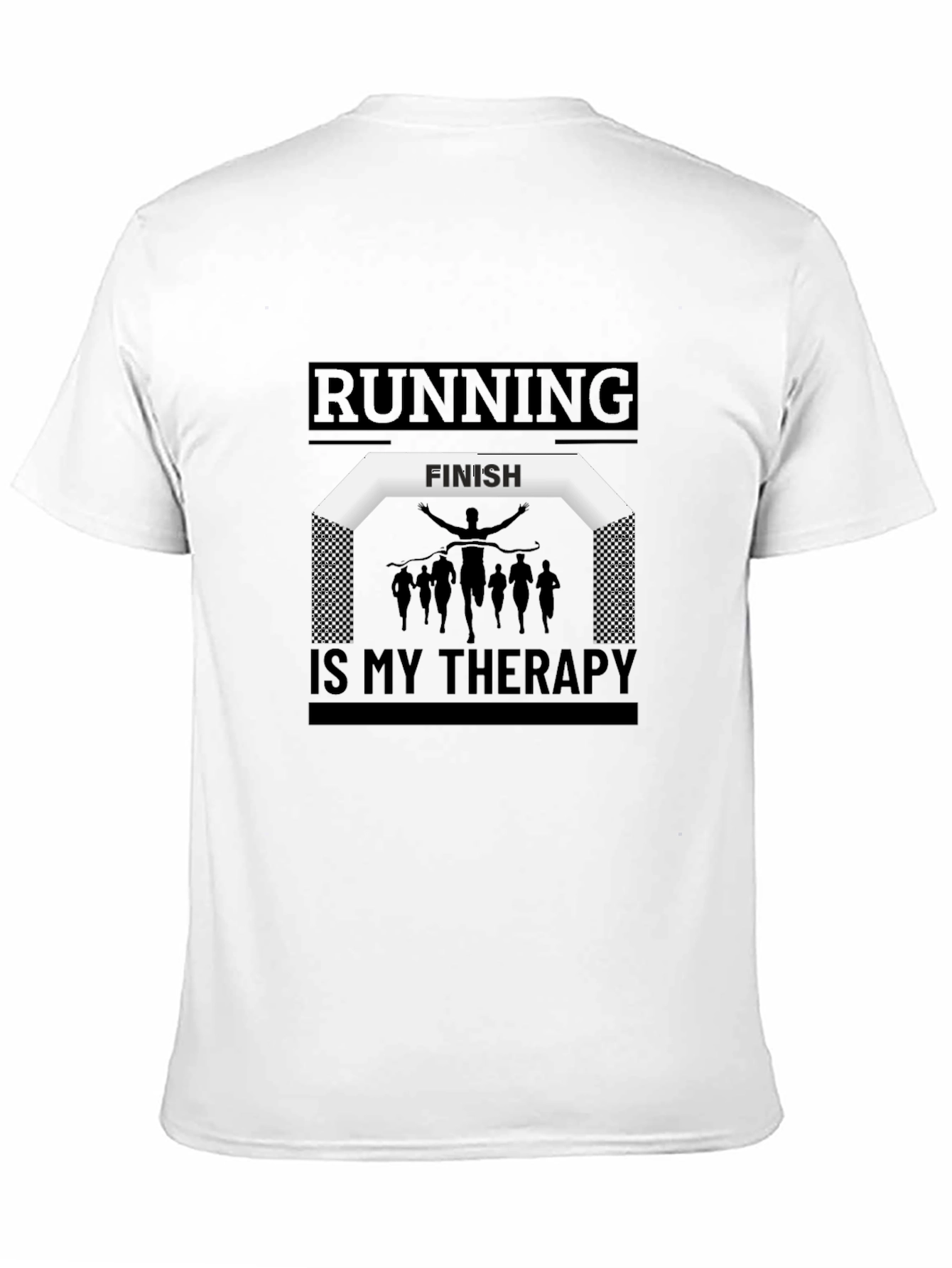 Running Is My Therapy Graphic Tee