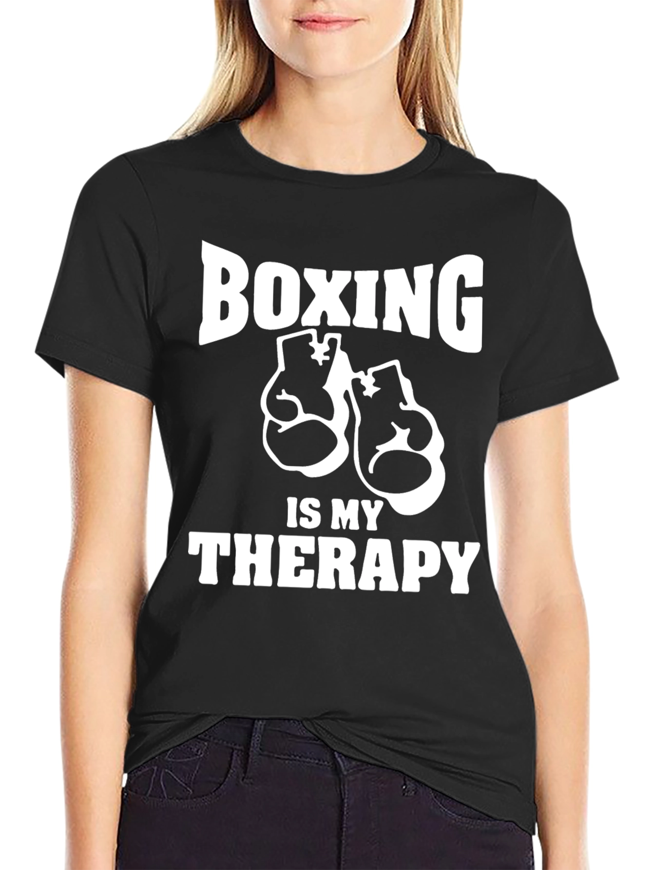 Boxing is My Therapy T-Shirt