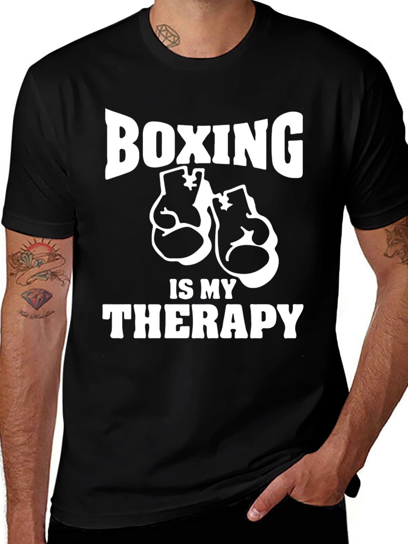 Boxing is My Therapy T-Shirt