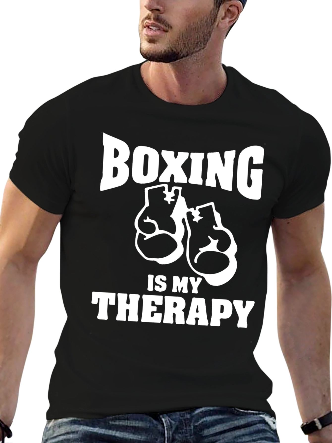 Boxing is My Therapy T-Shirt