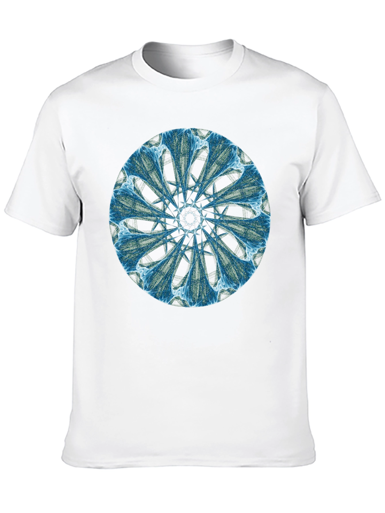 Geometric Mandala Black T-Shirt