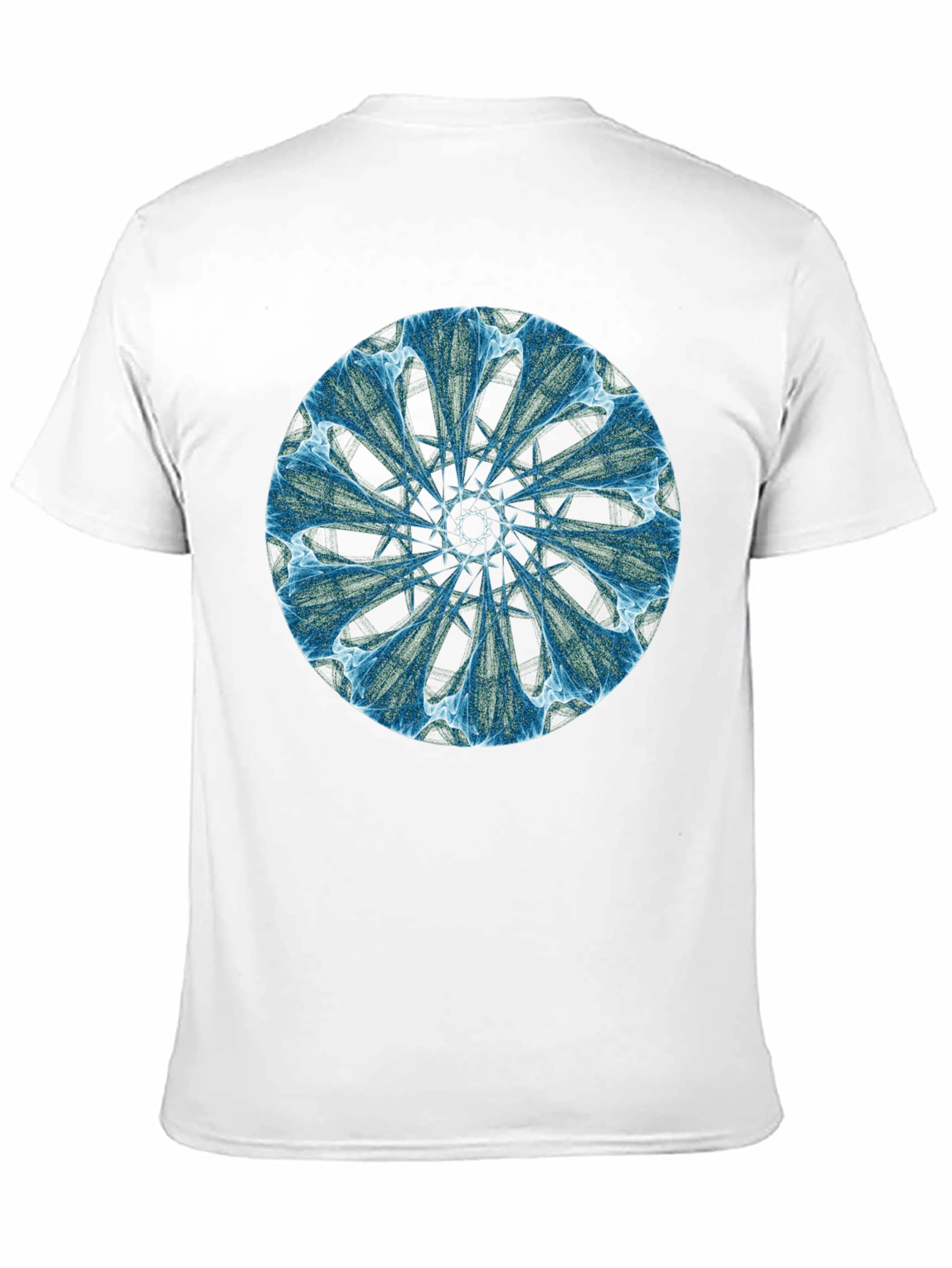 Geometric Mandala Black T-Shirt