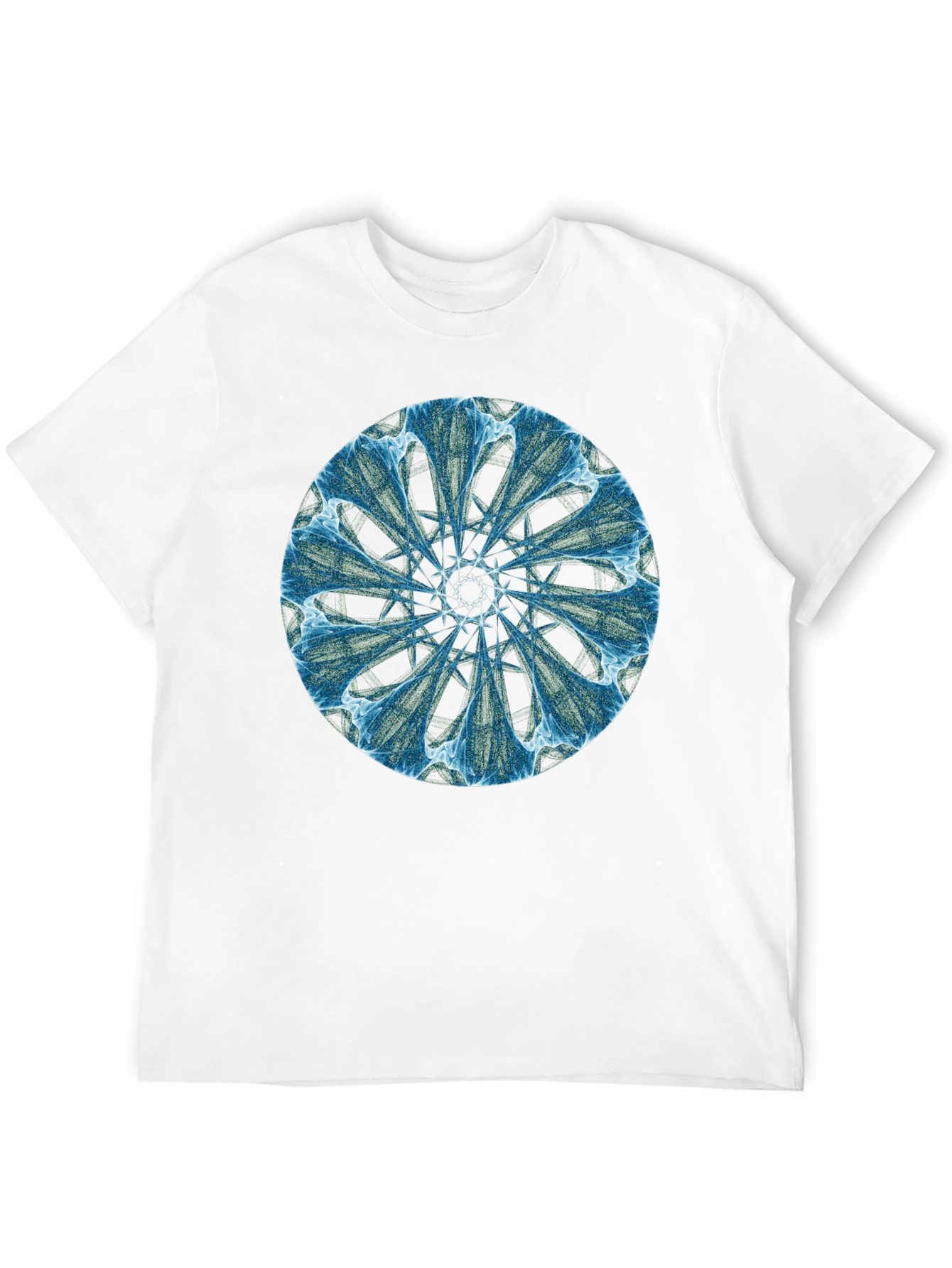 Geometric Mandala Black T-Shirt