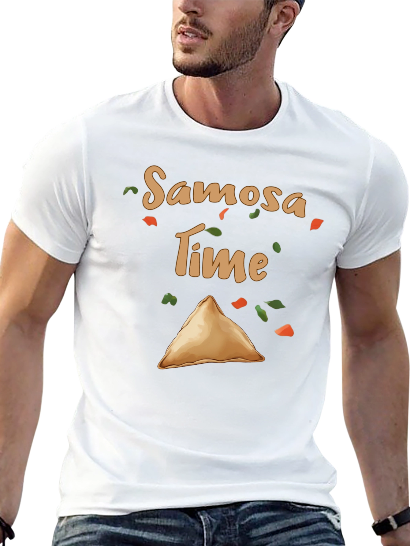 Samosa Time Graphic Tee - Foodie T-Shirt