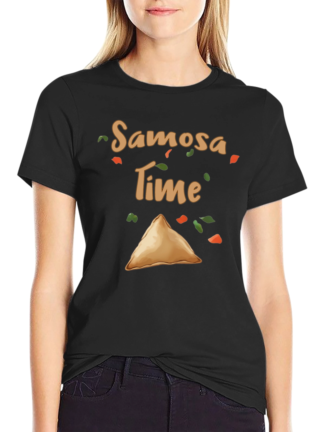 Samosa Time Graphic Tee - Foodie T-Shirt