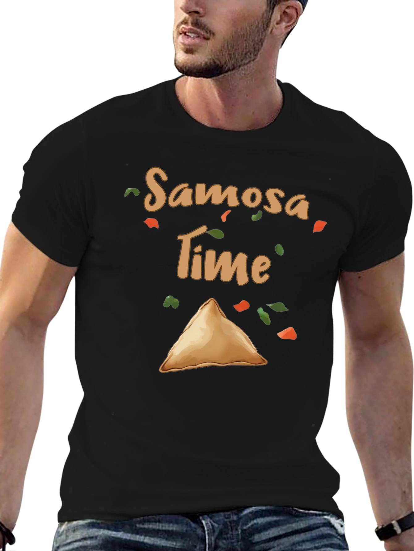 Samosa Time Graphic Tee - Foodie T-Shirt