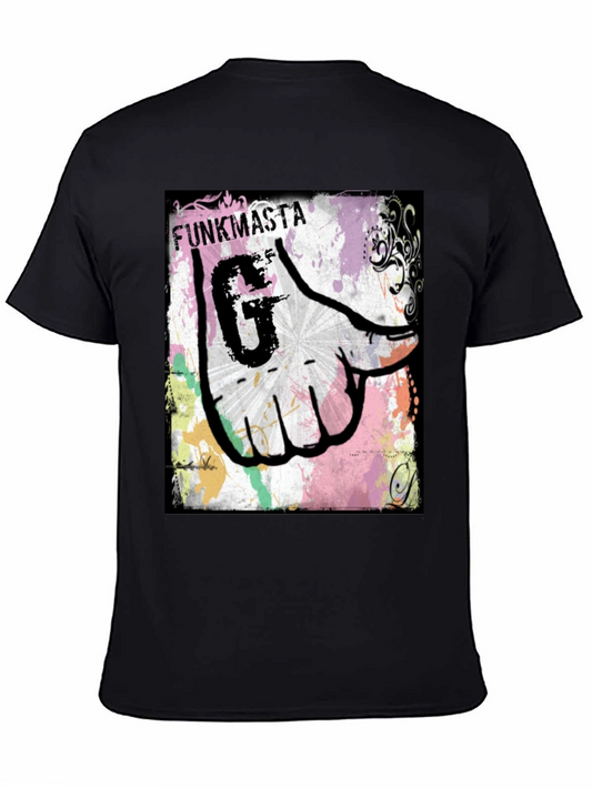 Funkmasta Graphic Tee - Black Cotton Blend
