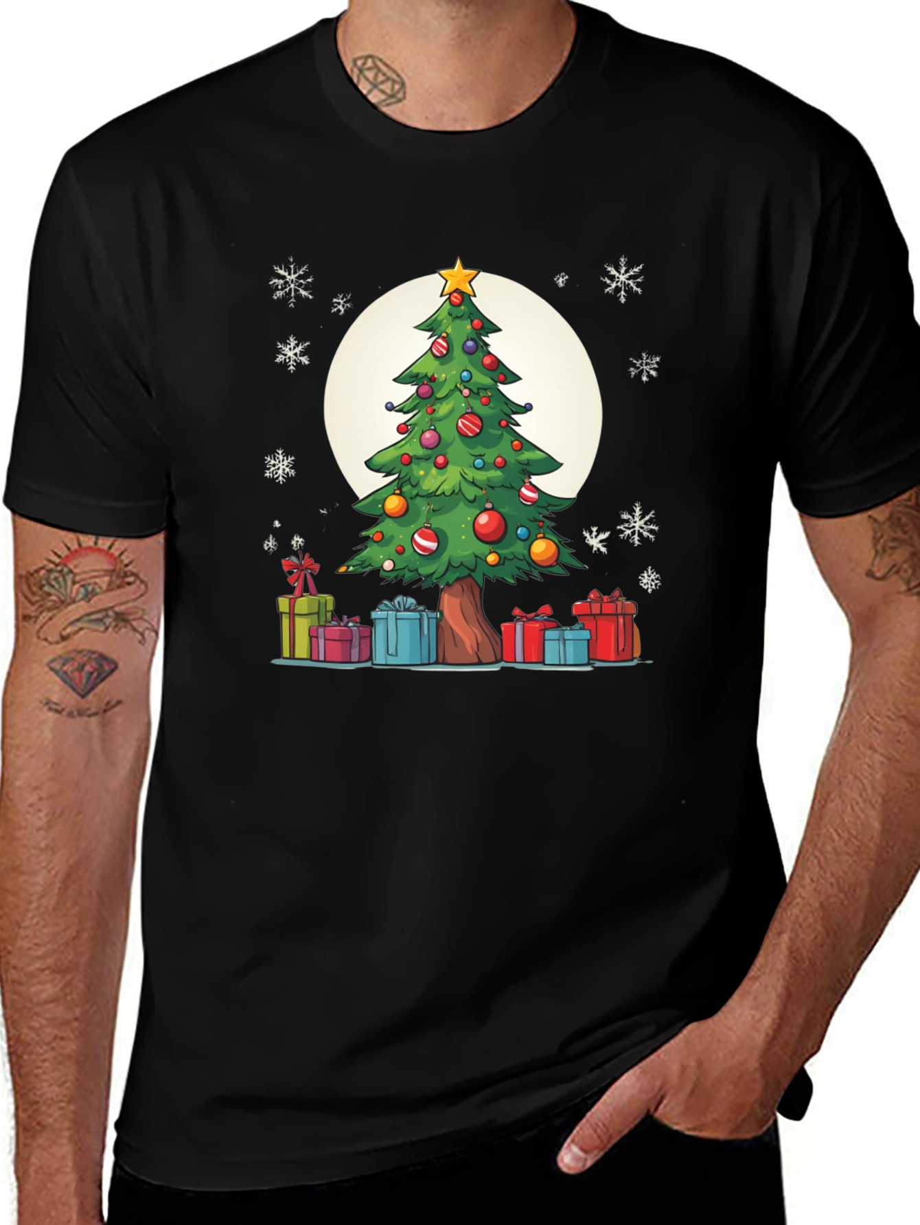 Festive Christmas Tree T-Shirt