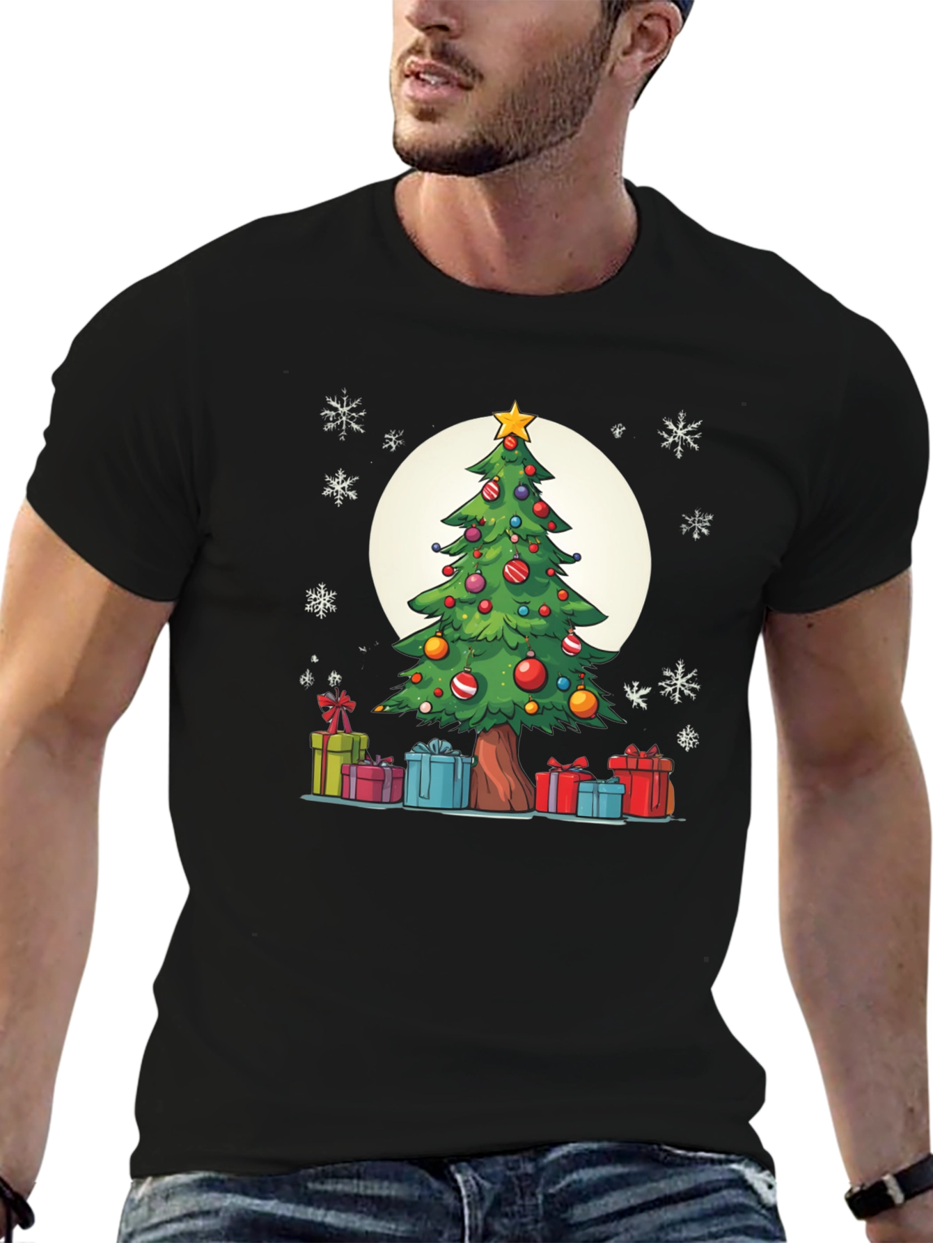 Festive Christmas Tree T-Shirt