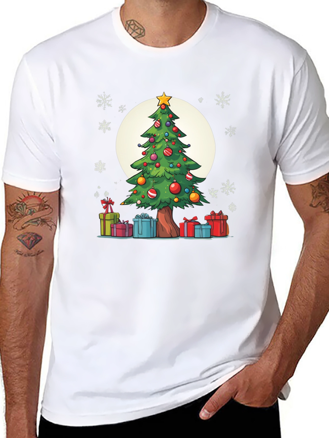 Festive Christmas Tree T-Shirt