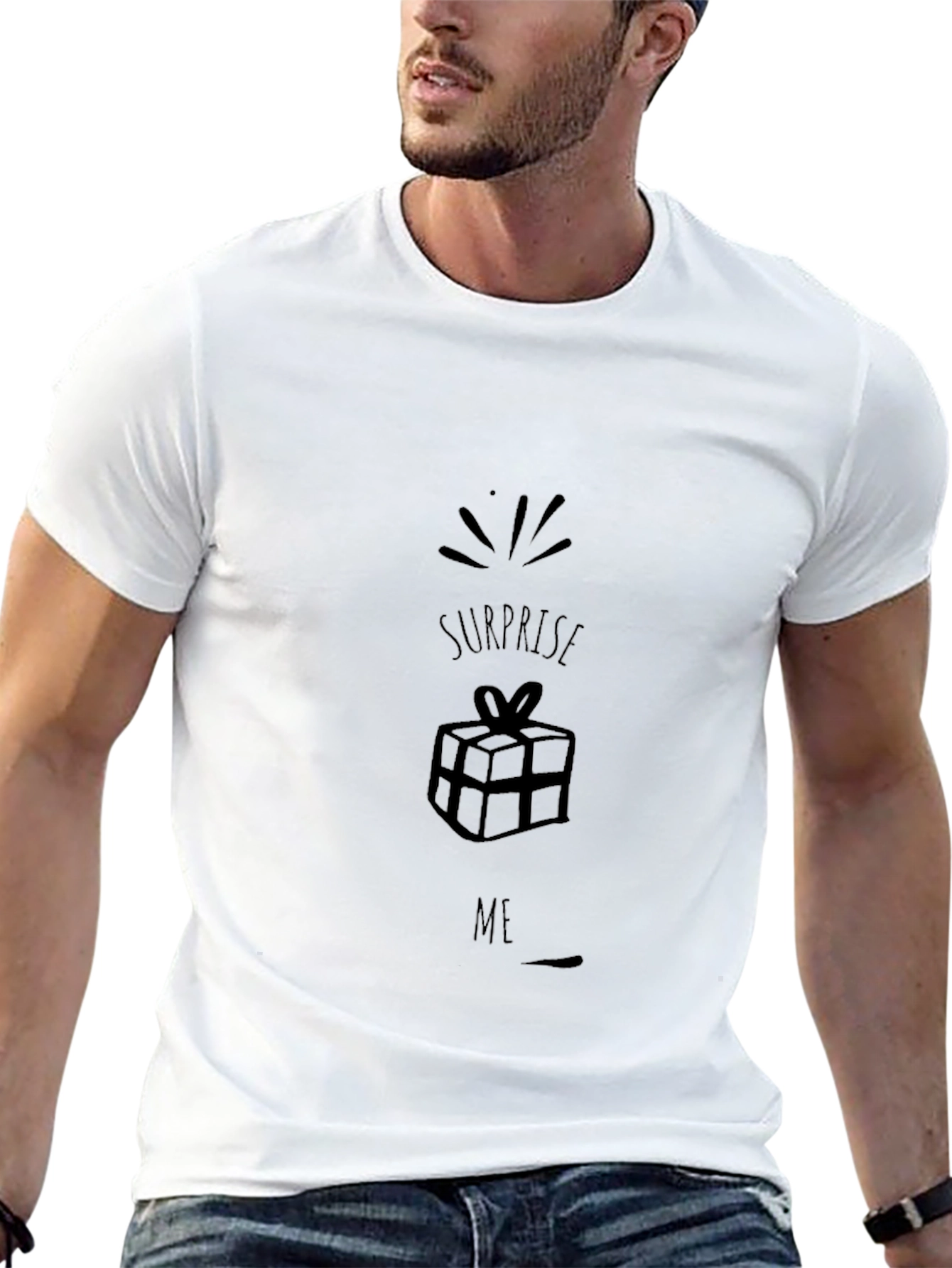 Surprise Me Graphic T-Shirt - Fun Gift Tee