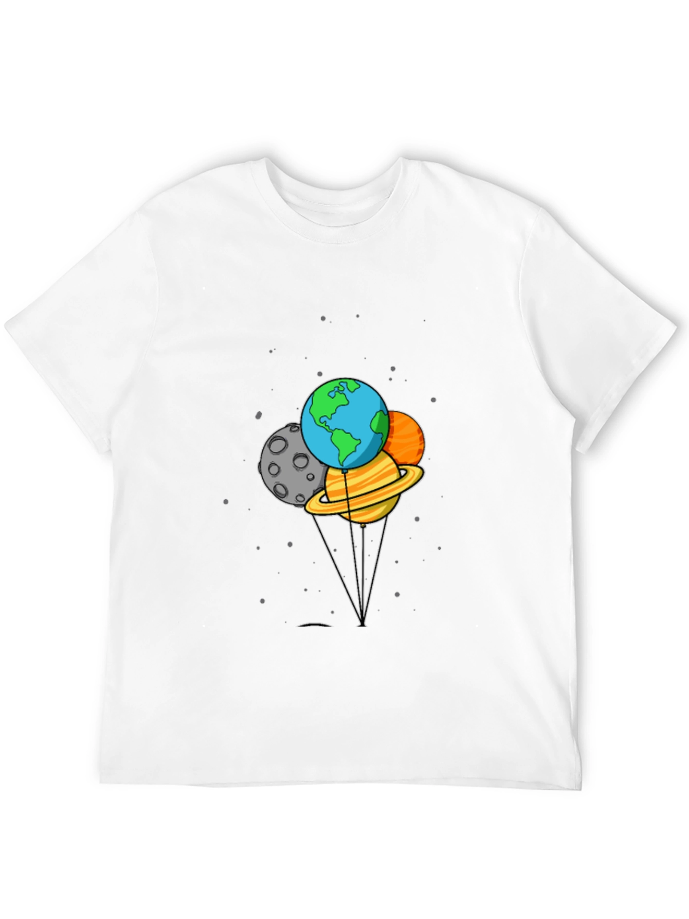 Planetary Balloon Ride Graphic T-Shirt