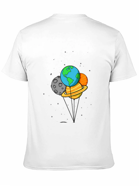 Planetary Balloon Ride Graphic T-Shirt