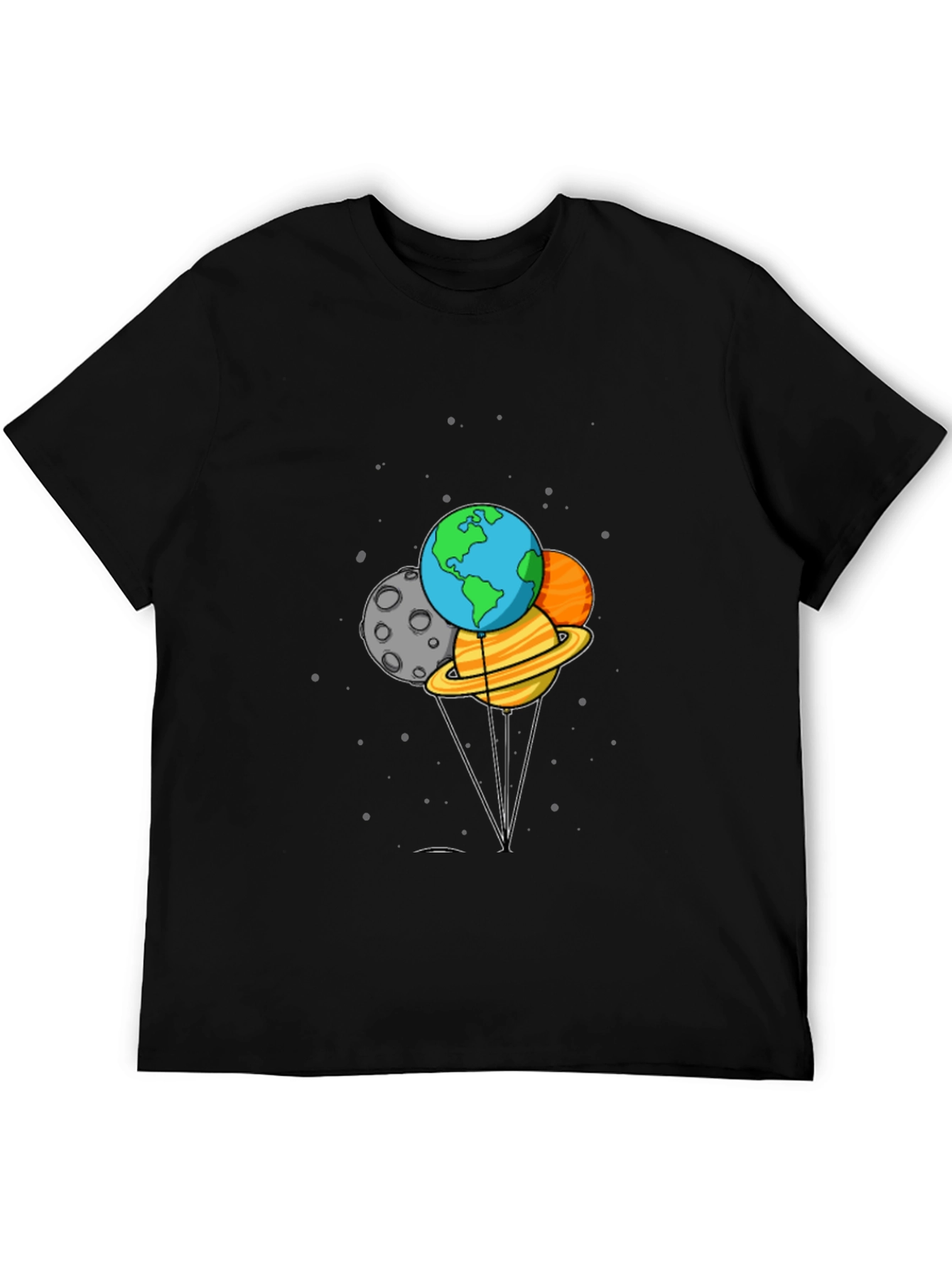 Planetary Balloon Ride Graphic T-Shirt