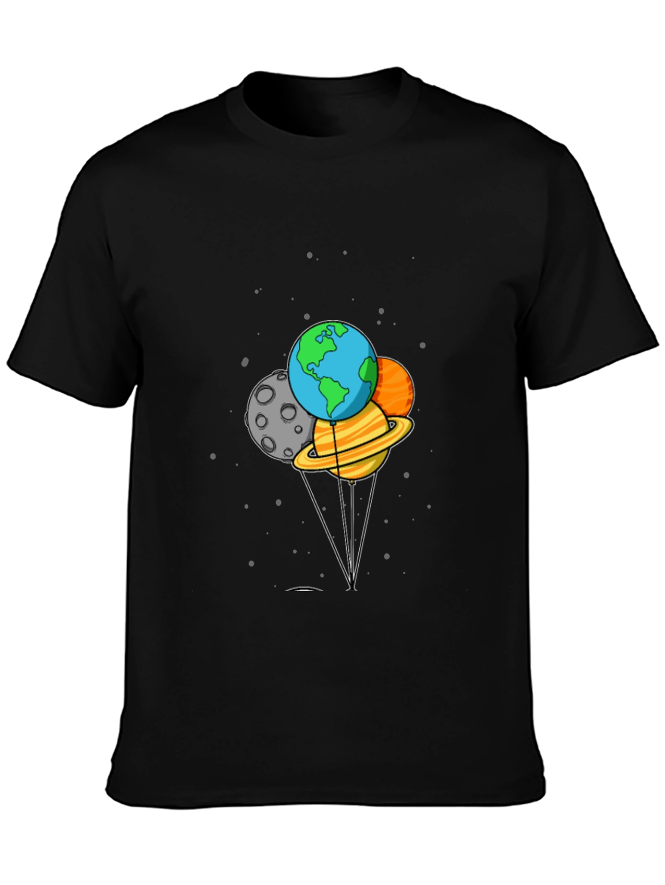 Planetary Balloon Ride Graphic T-Shirt