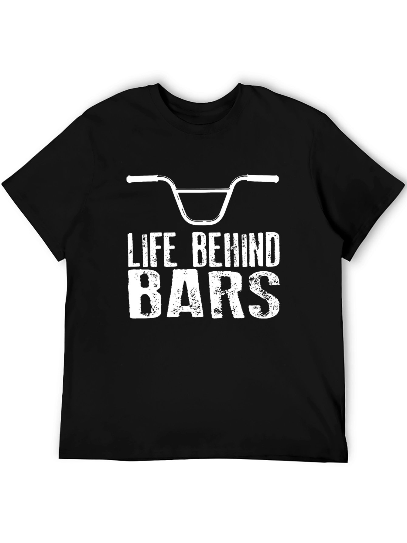 Life Behind Bars Graphic Tee - Biker BMX T-Shirt