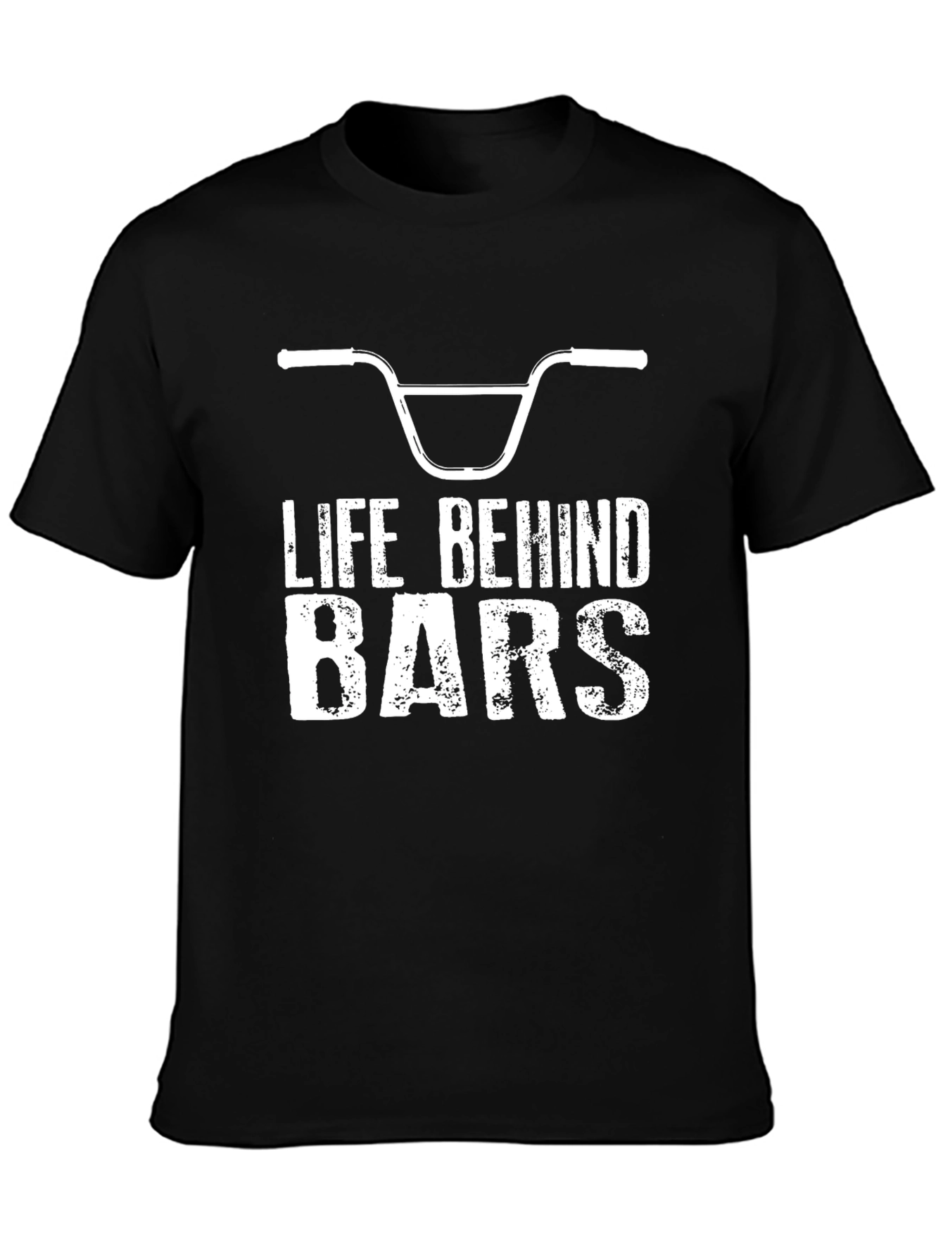 Life Behind Bars Graphic Tee - Biker BMX T-Shirt