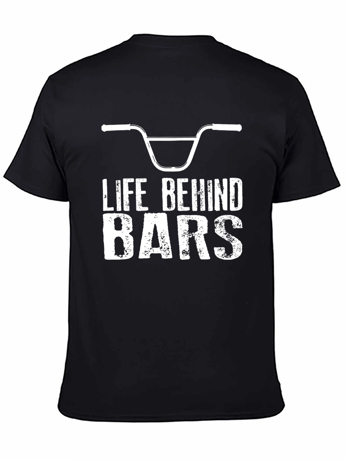 Life Behind Bars Graphic Tee - Biker BMX T-Shirt