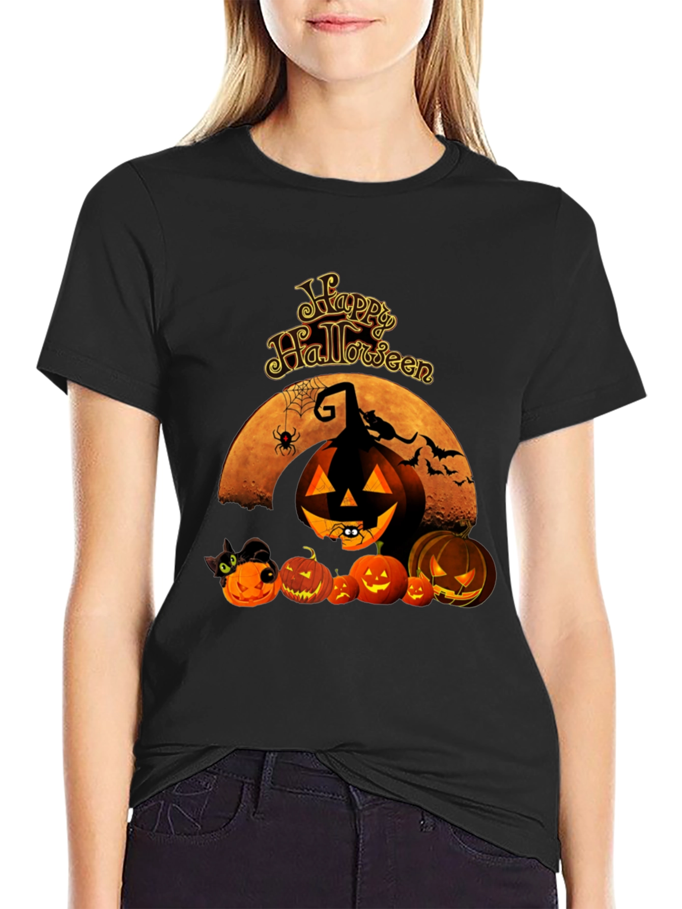 Happy Halloween Pumpkin T-Shirt
