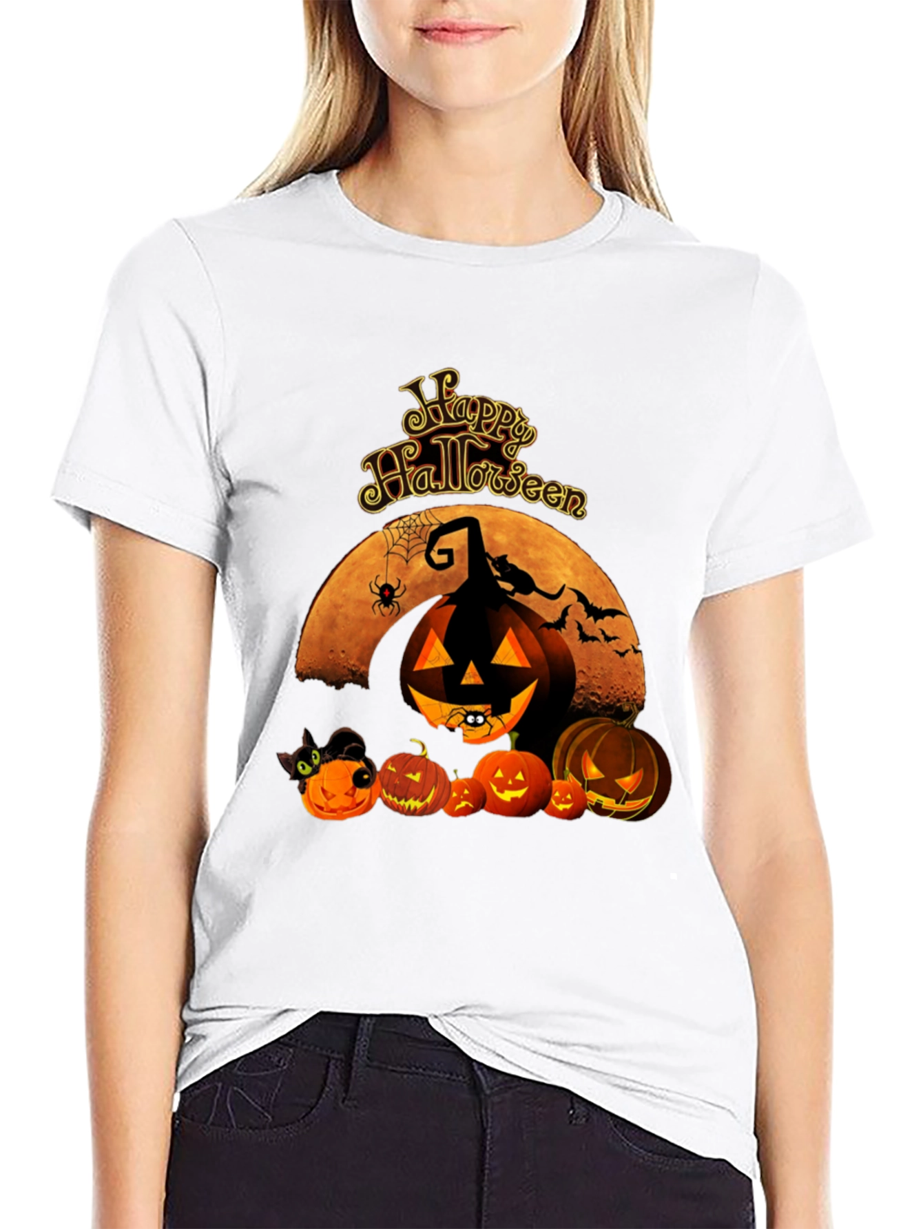 Happy Halloween Pumpkin T-Shirt