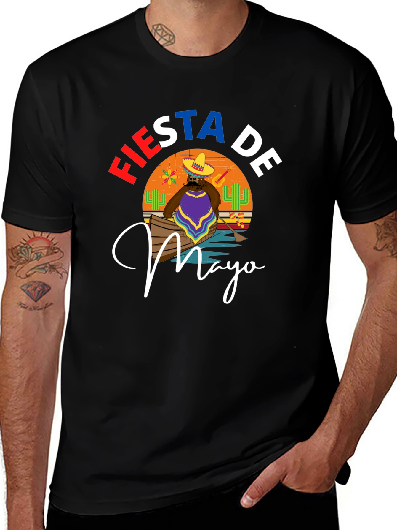 Fiesta De Mayo T-Shirt - Celebratory Design