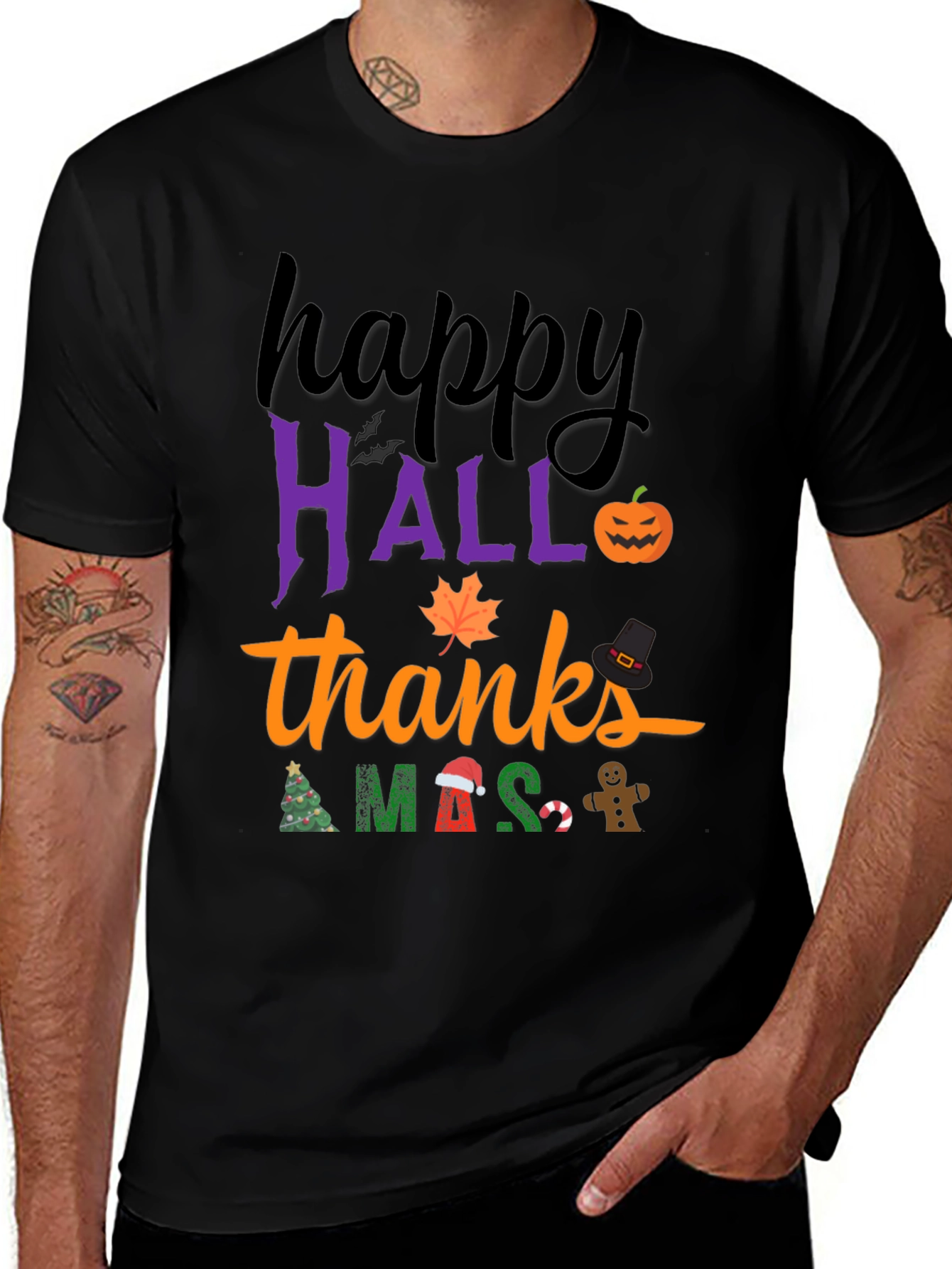 Happy Hallothanksmas T-Shirt