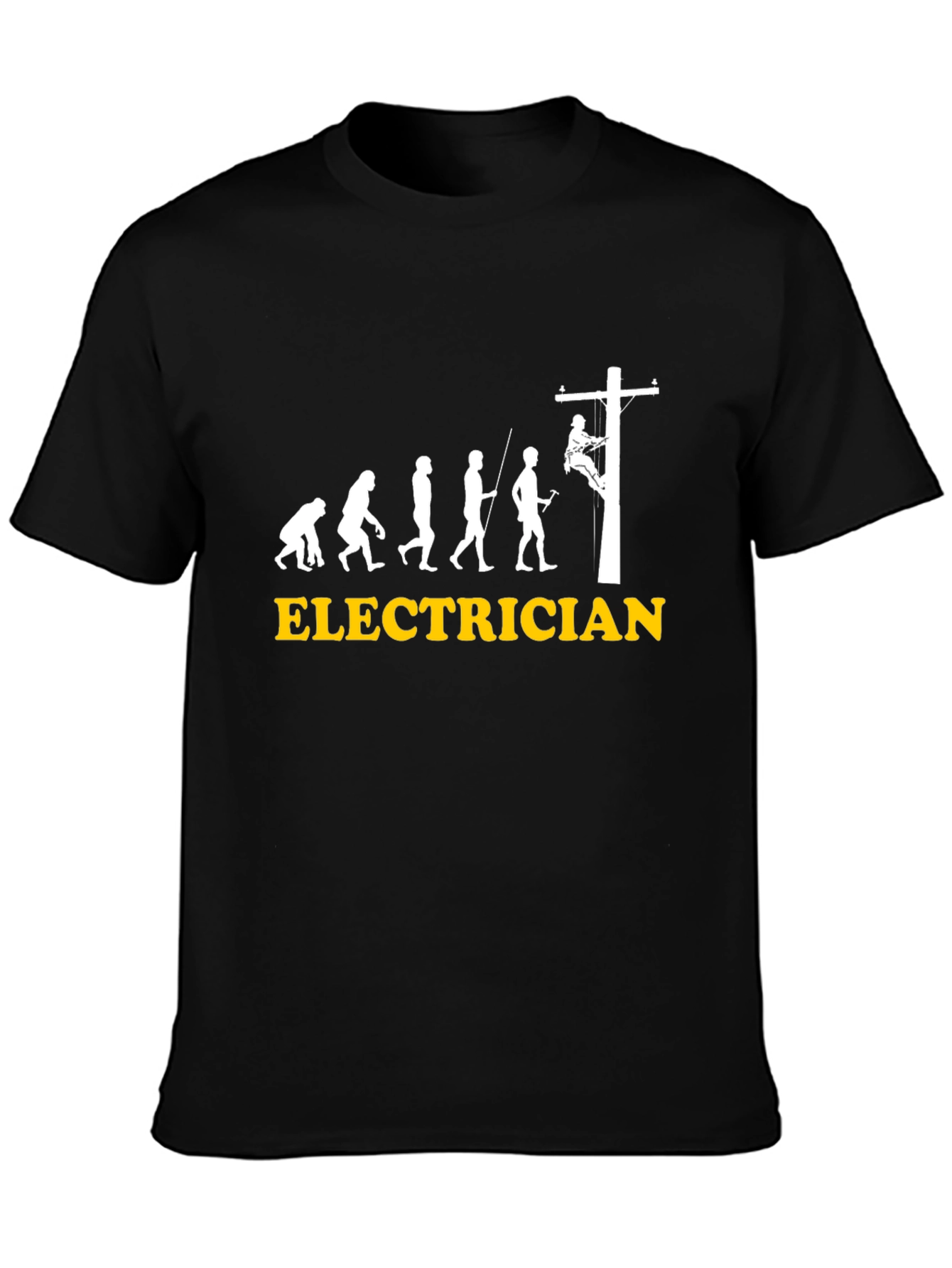 Electrician Evolution Graphic Tee - Black