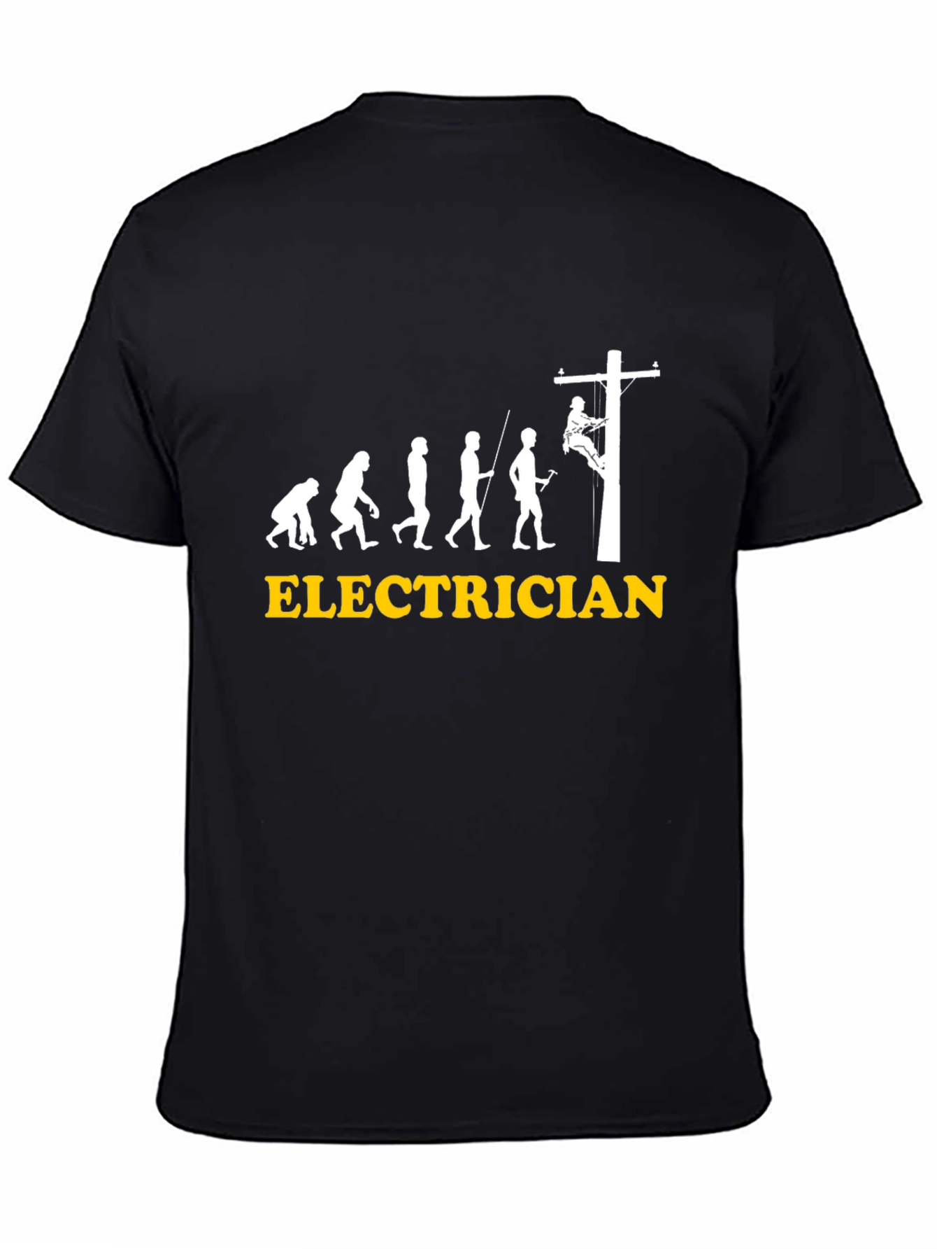 Electrician Evolution Graphic Tee - Black