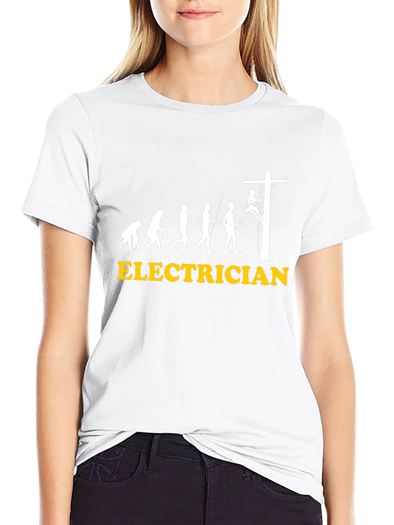 Electrician Evolution Graphic Tee - Black