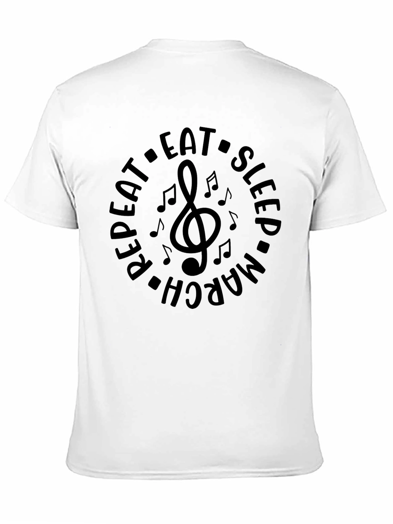 Eat Sleep March Repeat Music T-Shirt