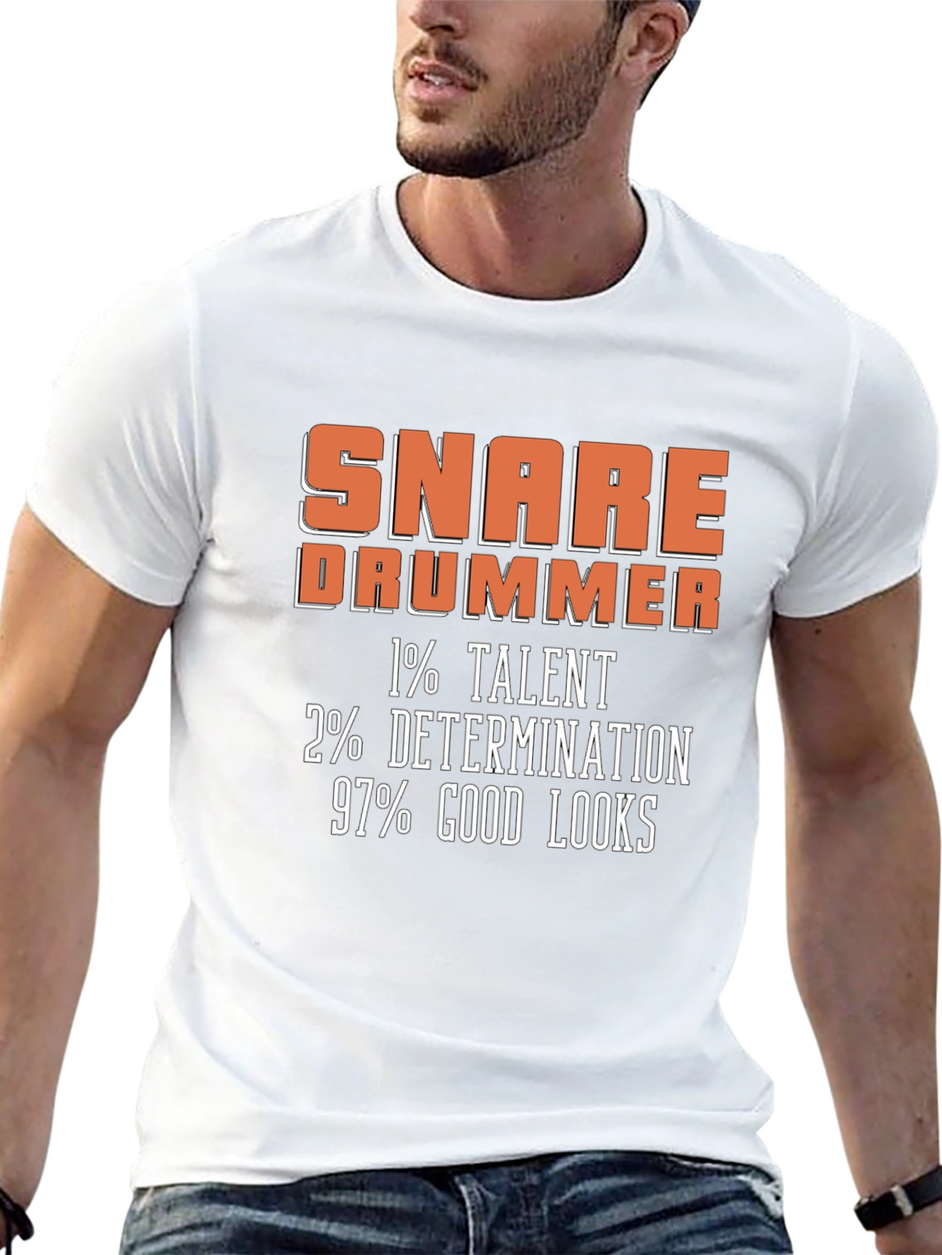 Snare Drummer Graphic Tee: Talent Determination Looks