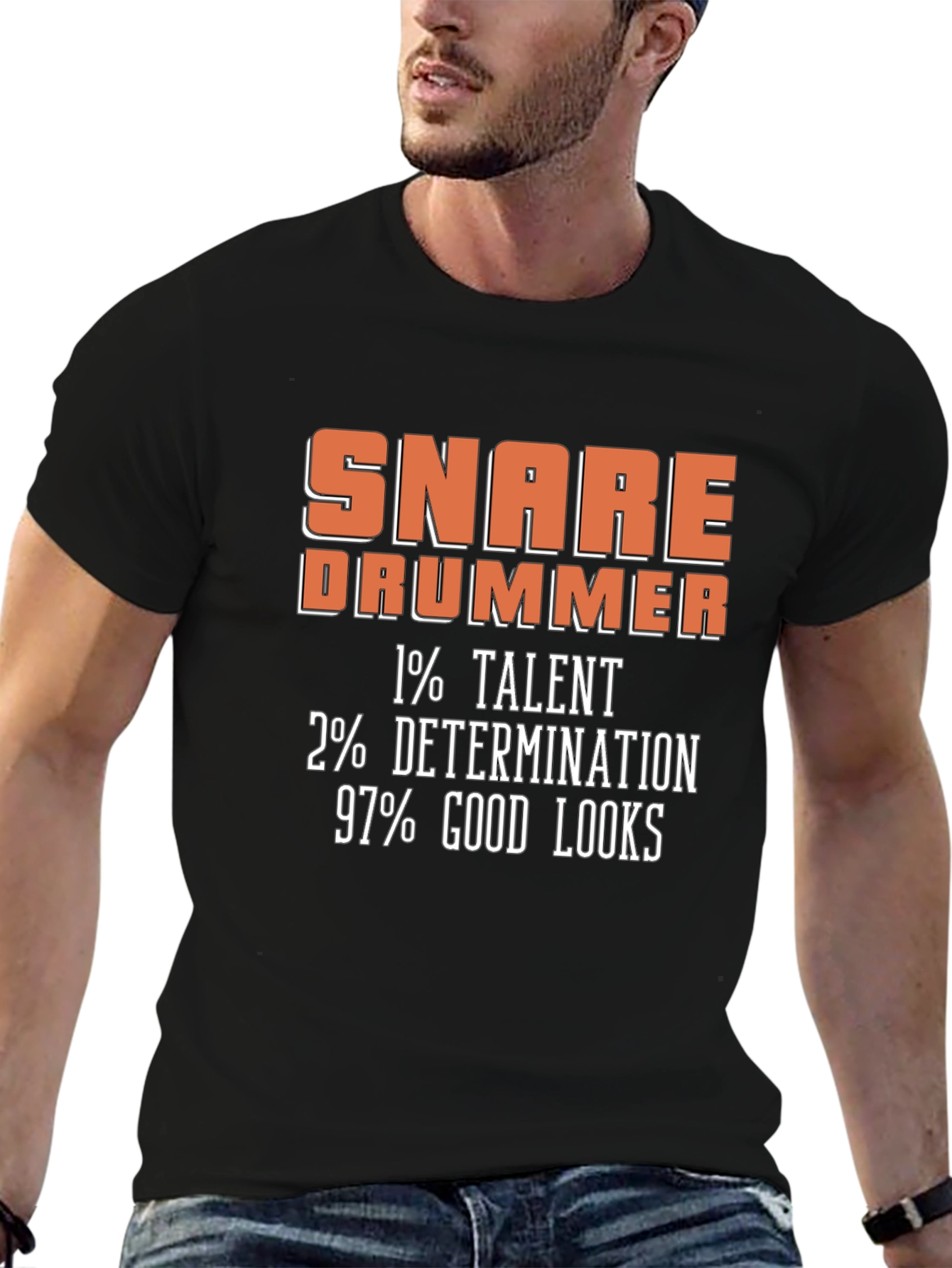 Snare Drummer Graphic Tee: Talent Determination Looks