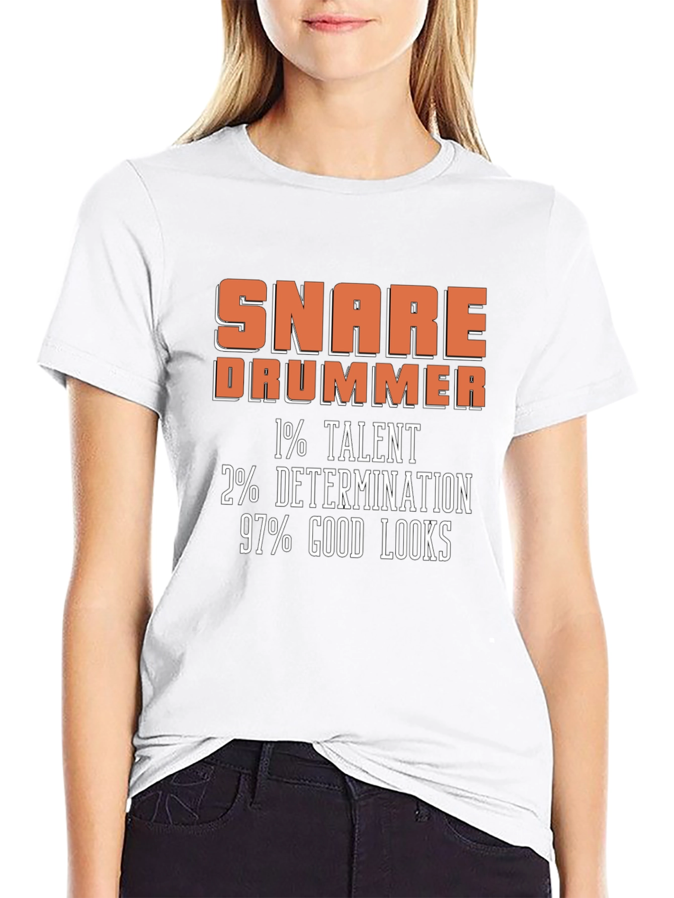 Snare Drummer Graphic Tee: Talent Determination Looks