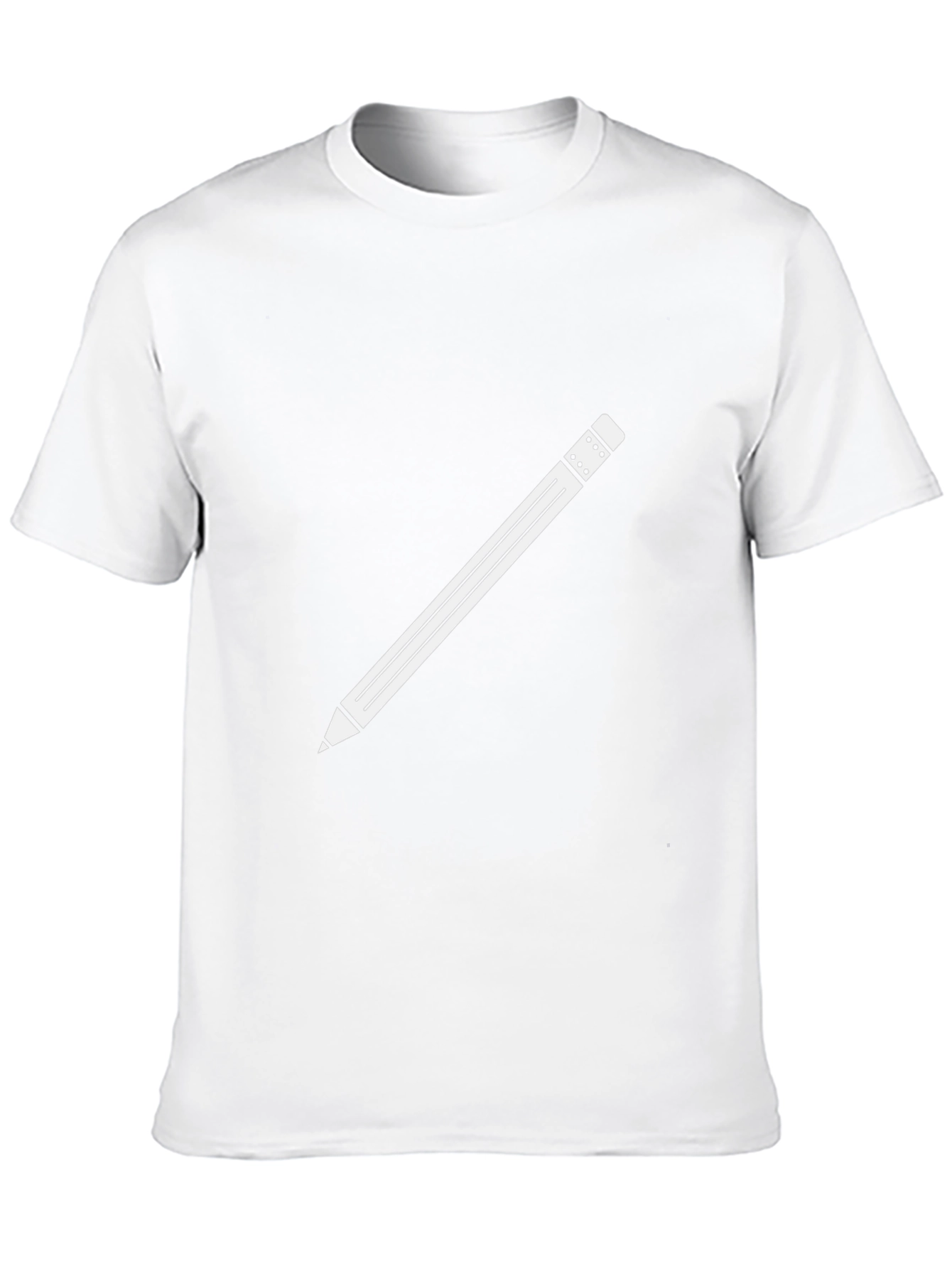 Pencil Graphic T-Shirt - Cool Casual Tee