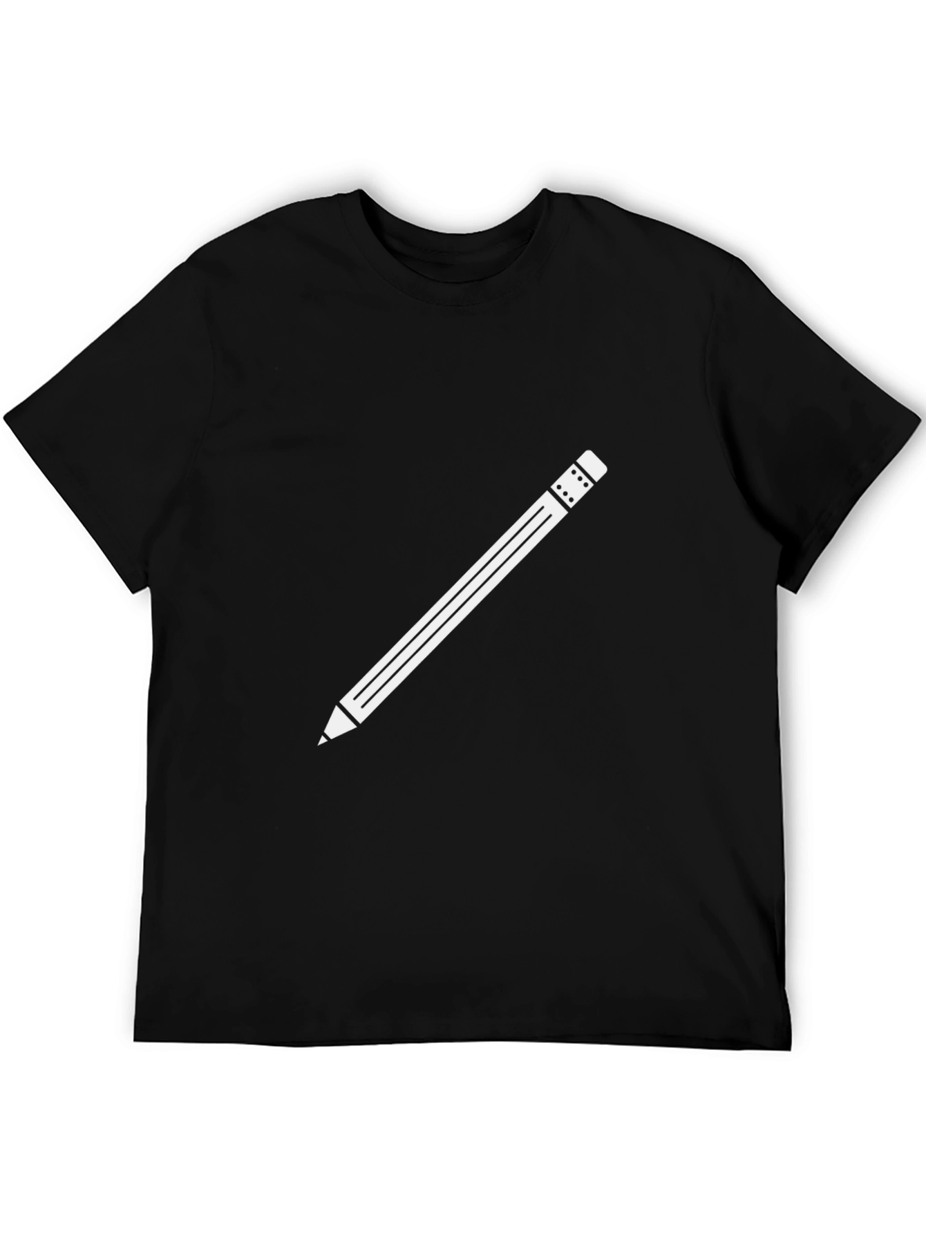 Pencil Graphic T-Shirt - Cool Casual Tee