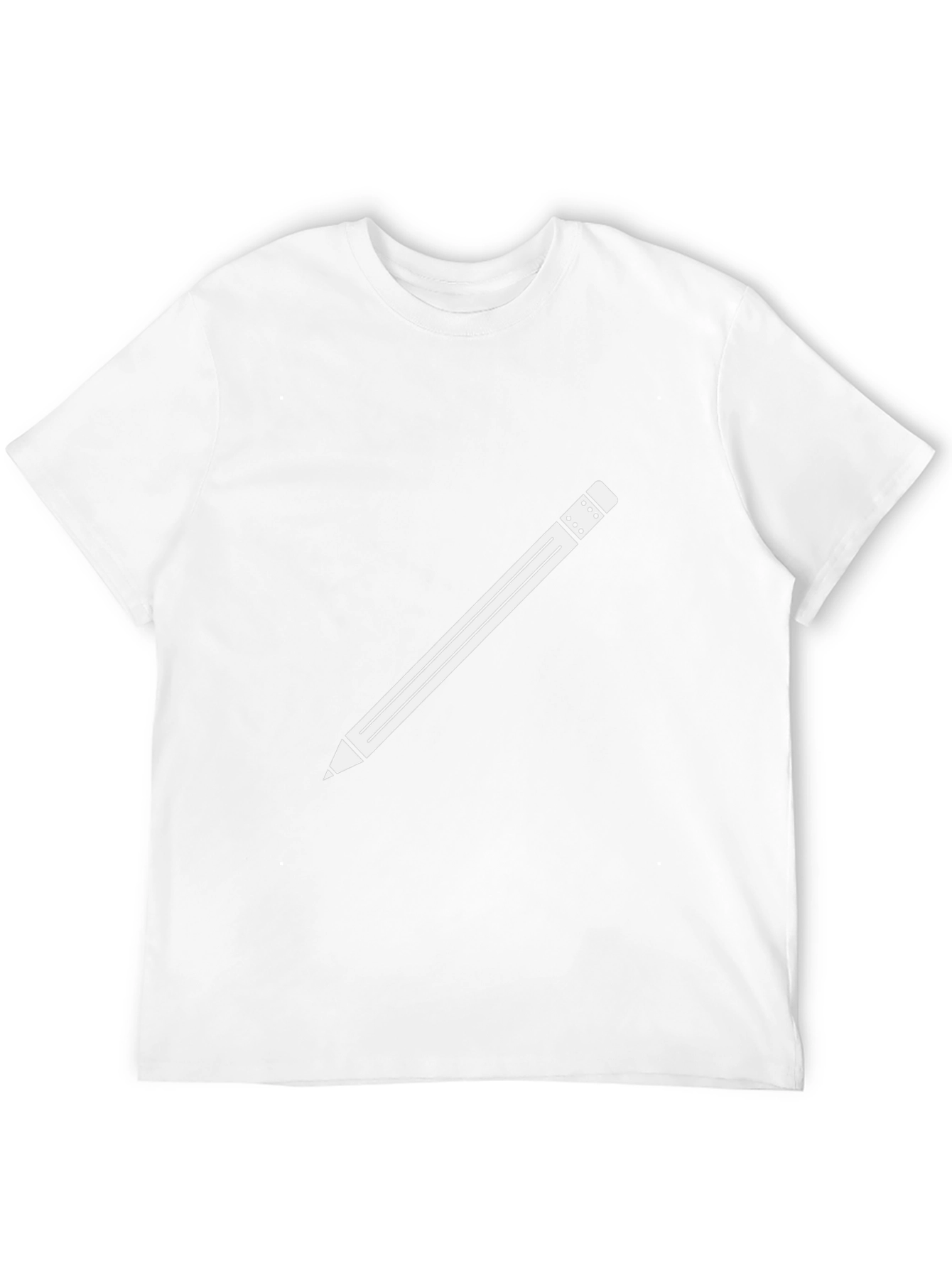 Pencil Graphic T-Shirt - Cool Casual Tee