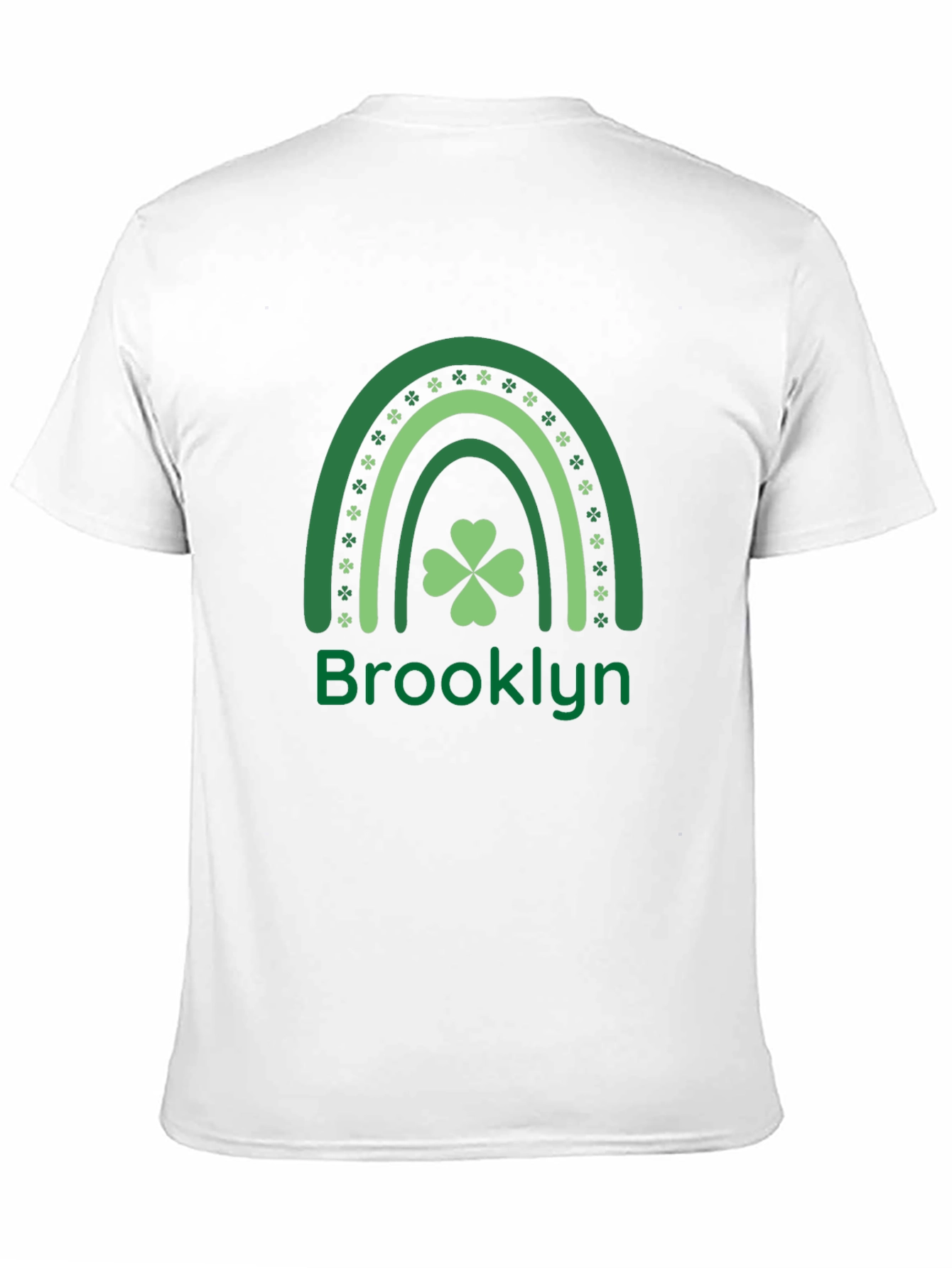 Brooklyn St. Patricks Day Shamrock Rainbow T-Shirt