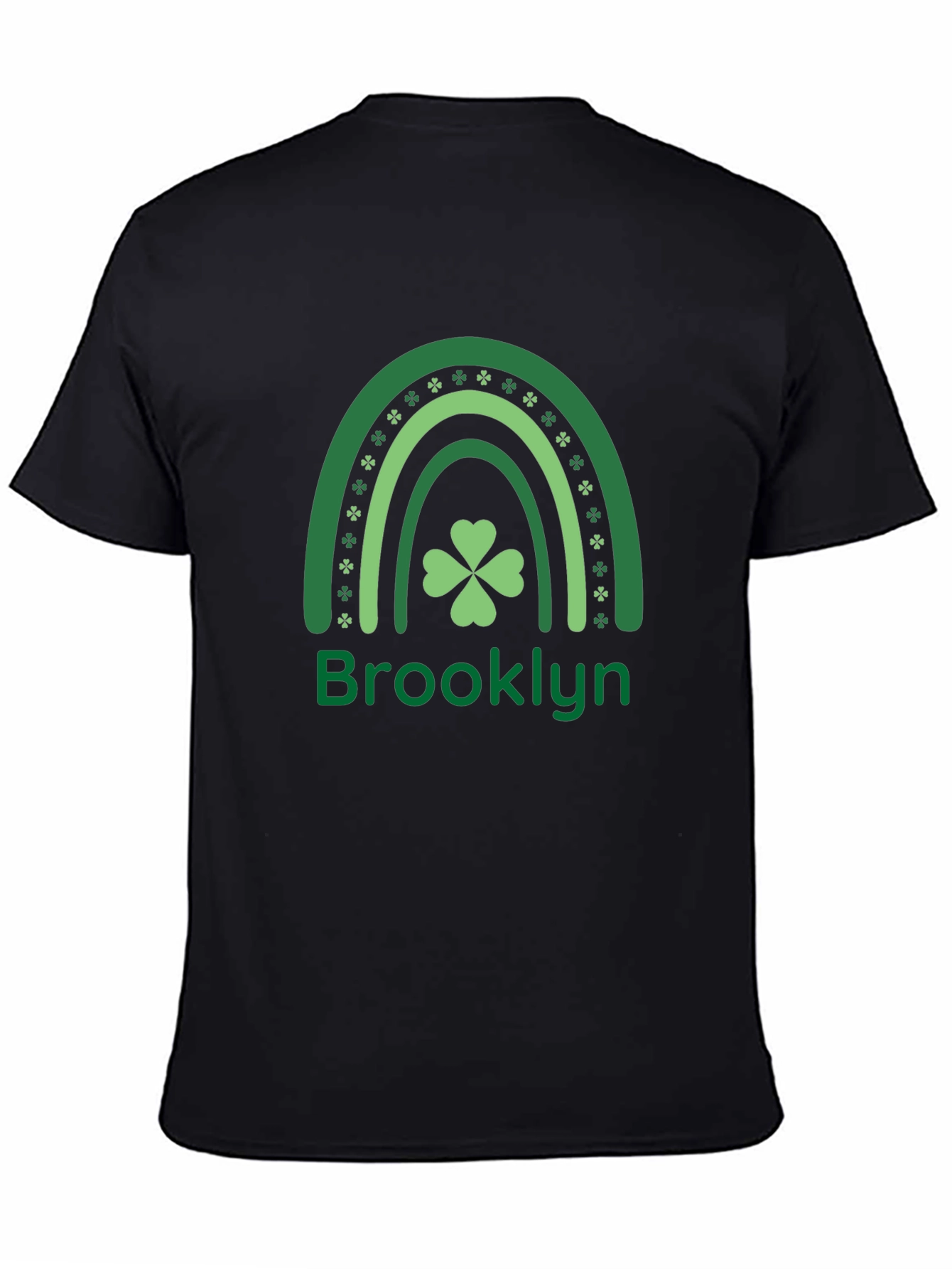 Brooklyn St. Patricks Day Shamrock Rainbow T-Shirt