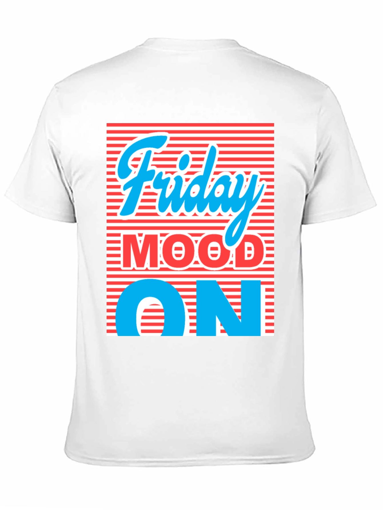 Friday Mood ON Black Graphic Tee