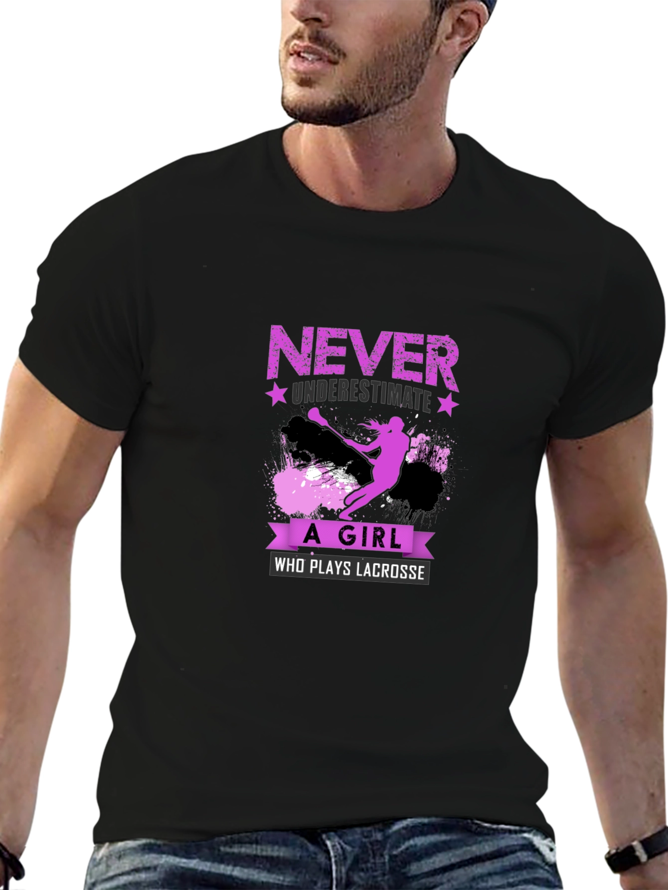 Lacrosse Girl T-Shirt - Never Underestimate