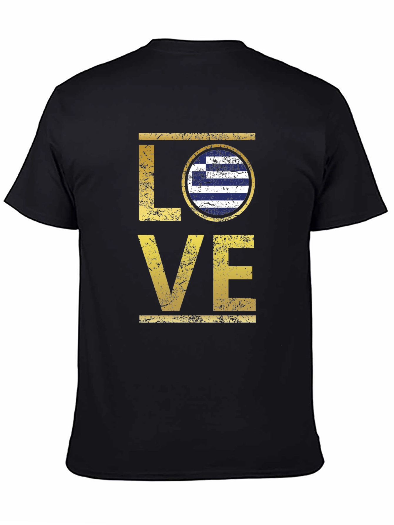 Greece Flag LOVE Graphic T-Shirt