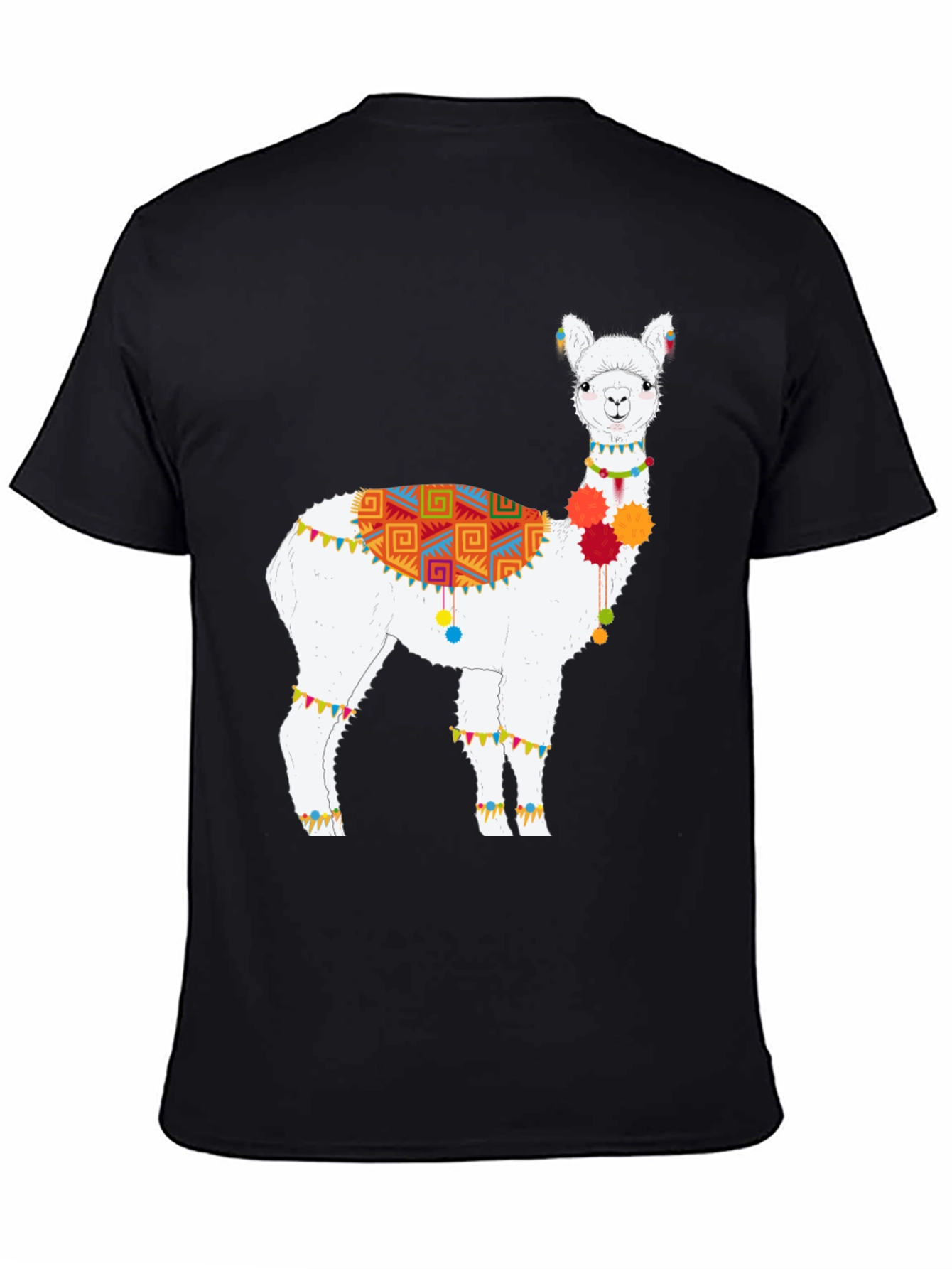 Novelty Alpaca Graphic Tee - Soft Cotton Comfort