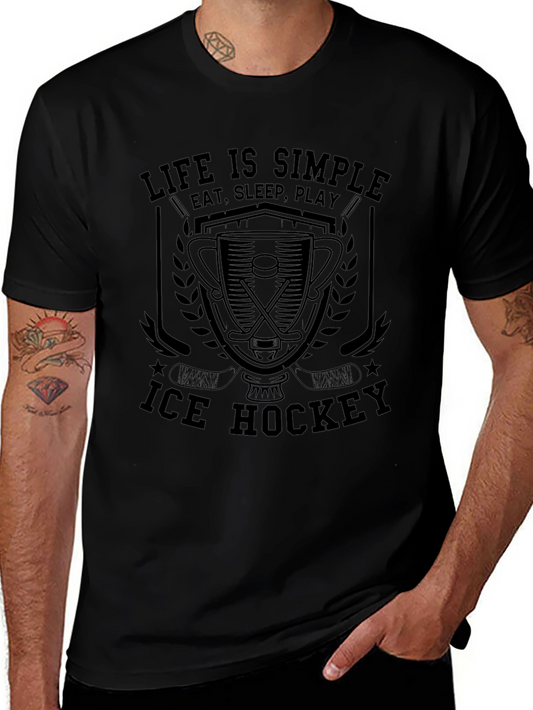 Life is Simple Ice Hockey T-Shirt
