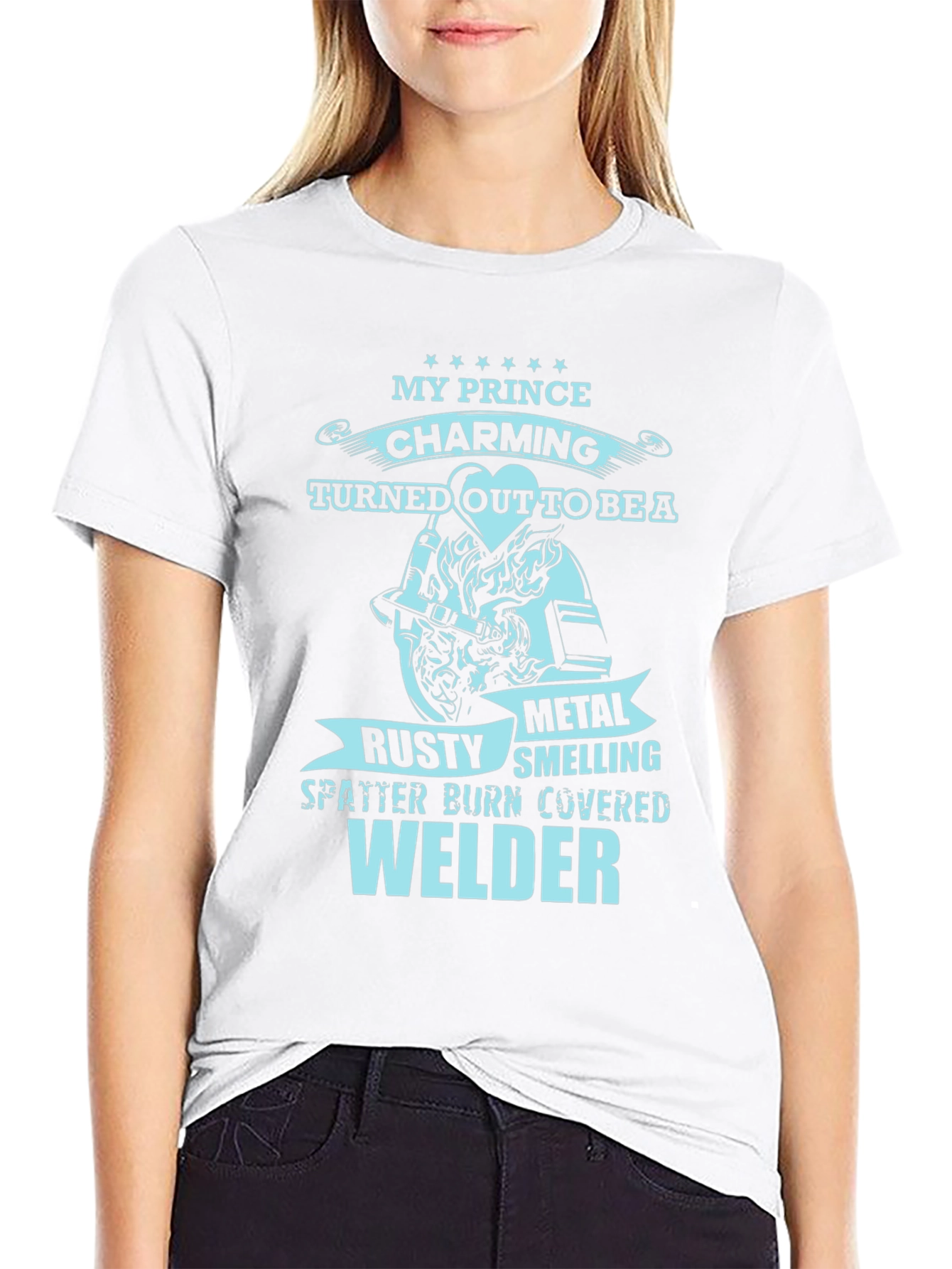My Prince Welder T-Shirt - Black Novelty Tee