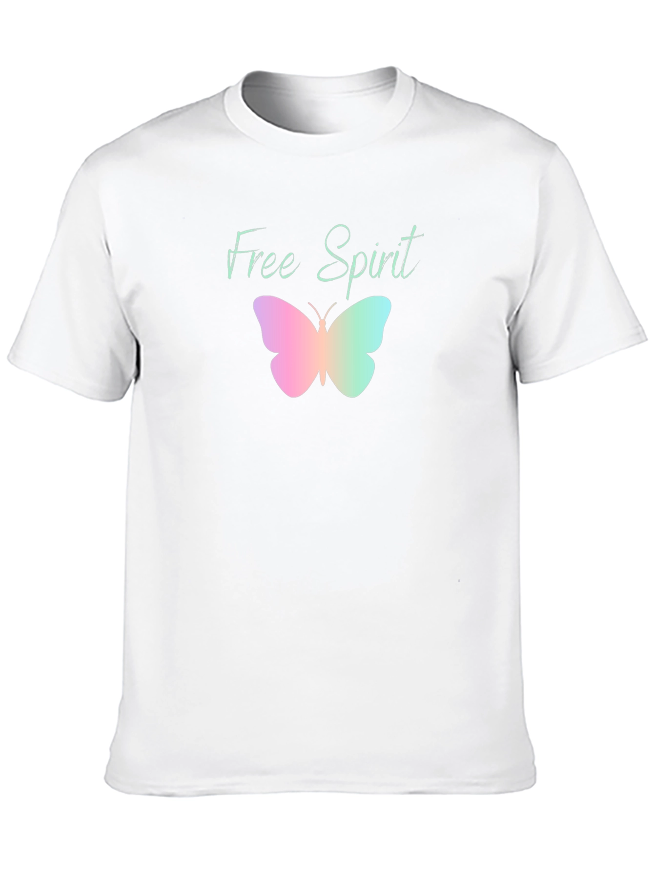 Free Spirit Butterfly Graphic Tee - Black