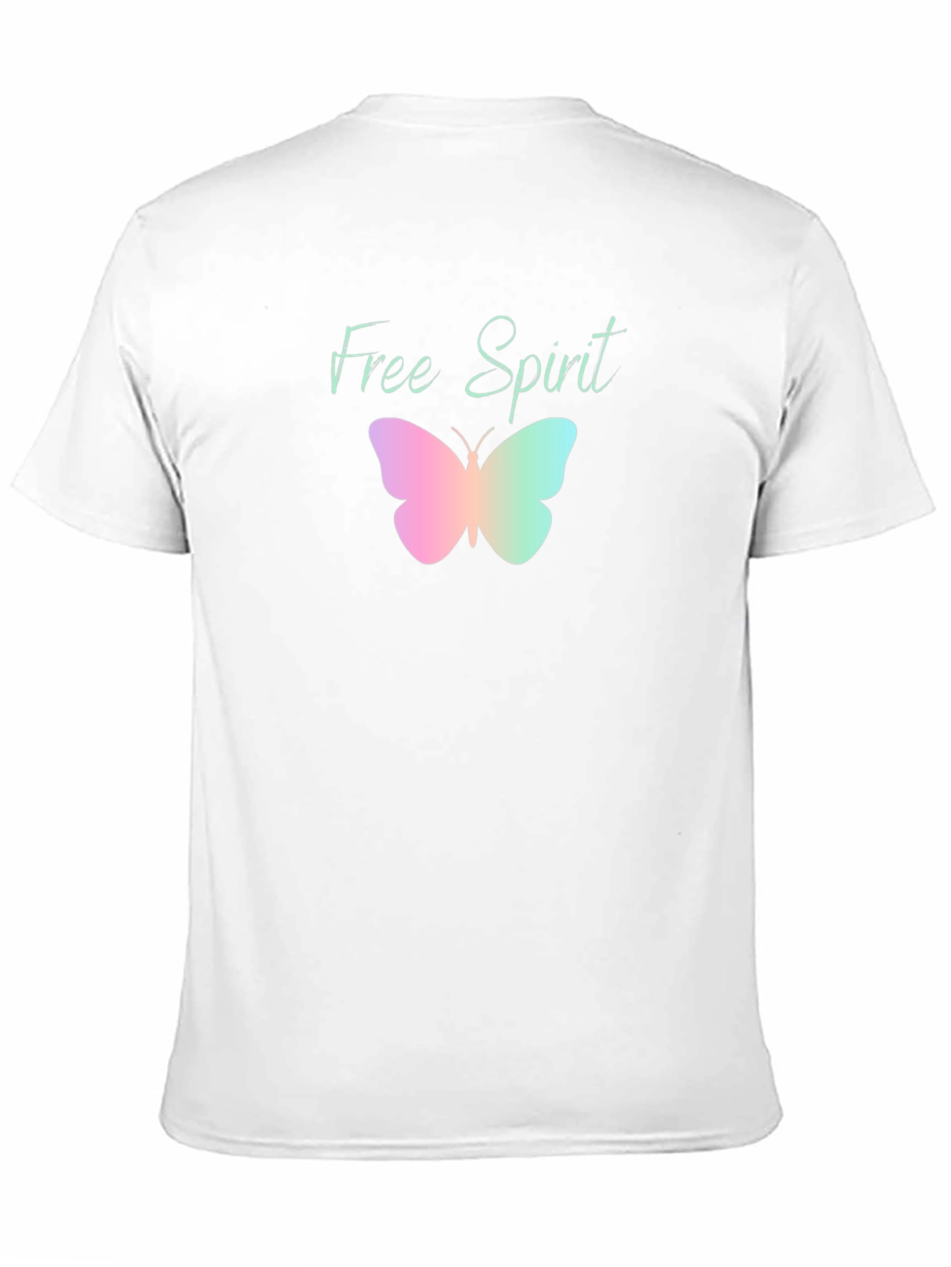 Free Spirit Butterfly Graphic Tee - Black