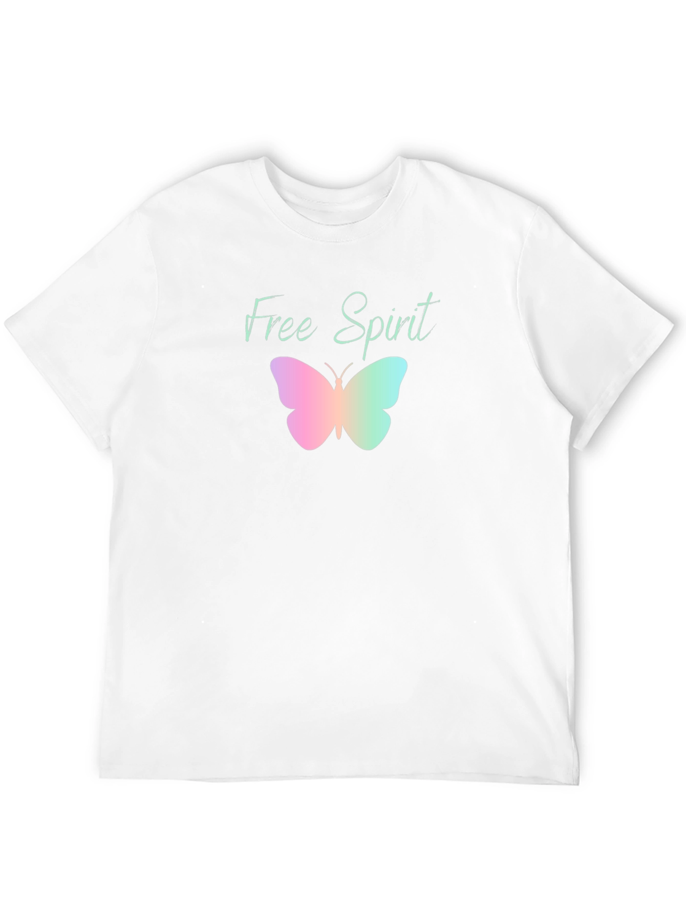 Free Spirit Butterfly Graphic Tee - Black