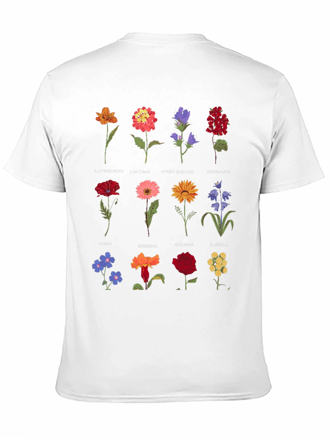 Botanical Flower Print T-Shirt